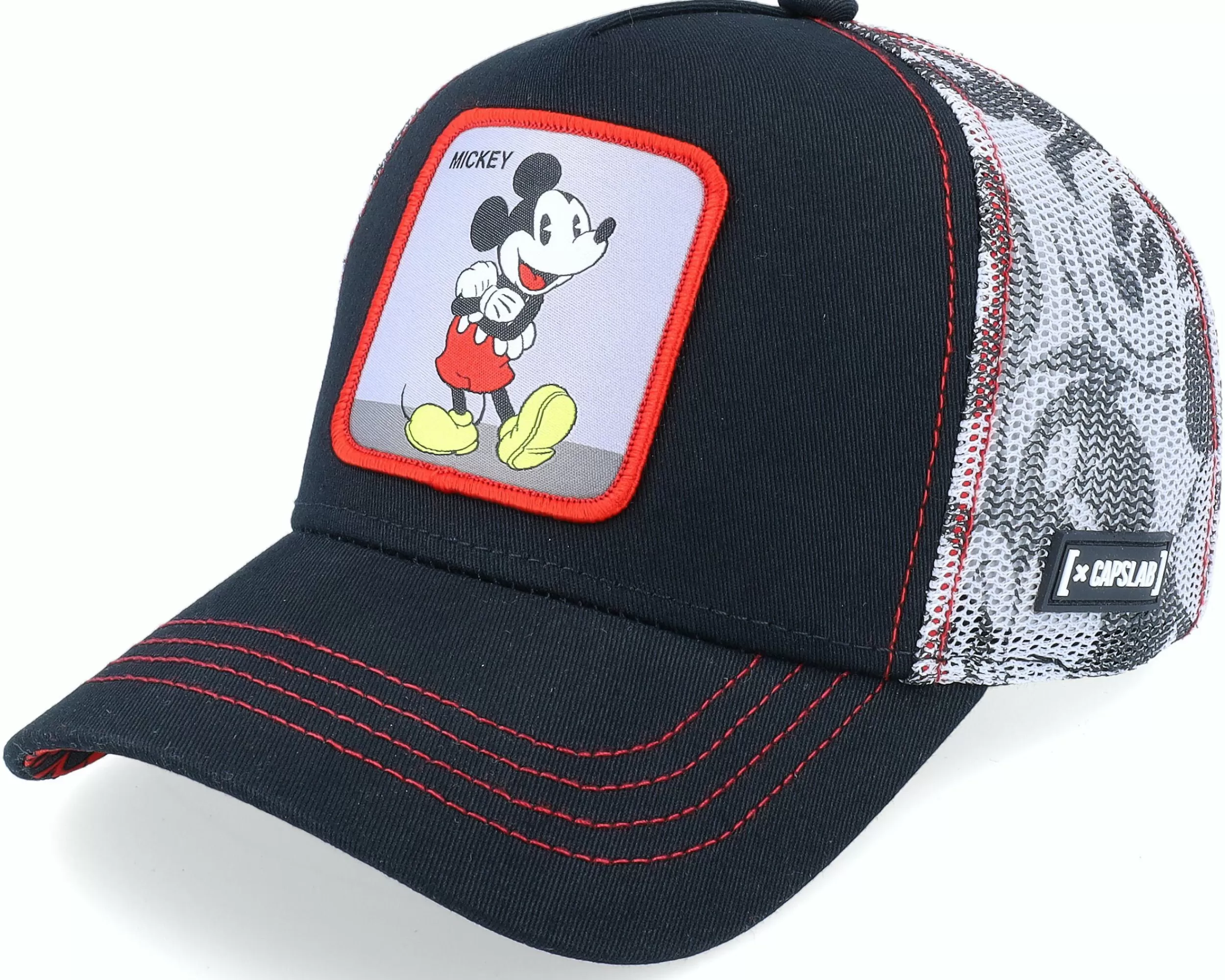 Capslab Disney Mickey Mouse Black Trucker - -Unisex Trucker