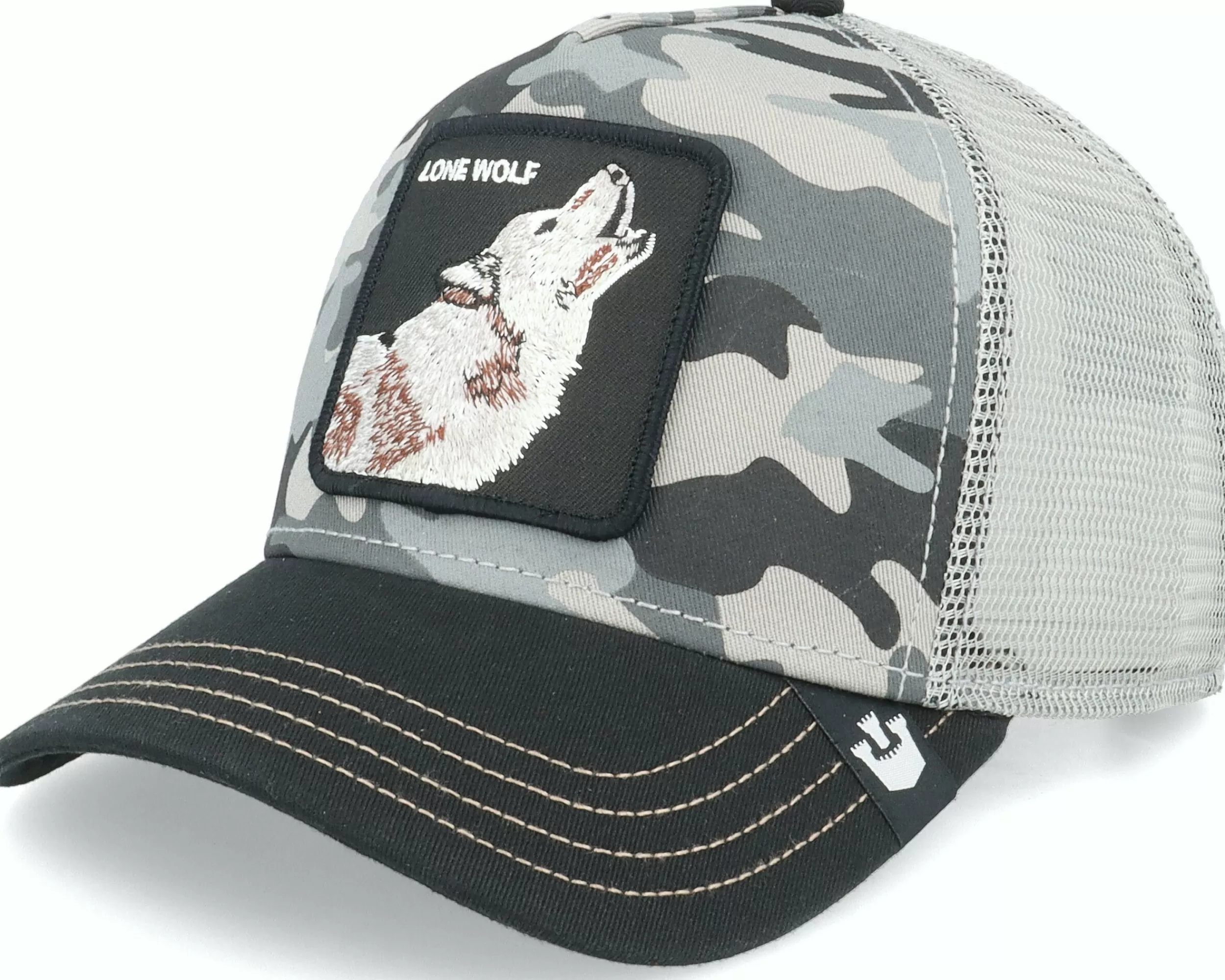 Goorin Bros. Dog Soldier Black Camo Trucker - -Unisex Trucker