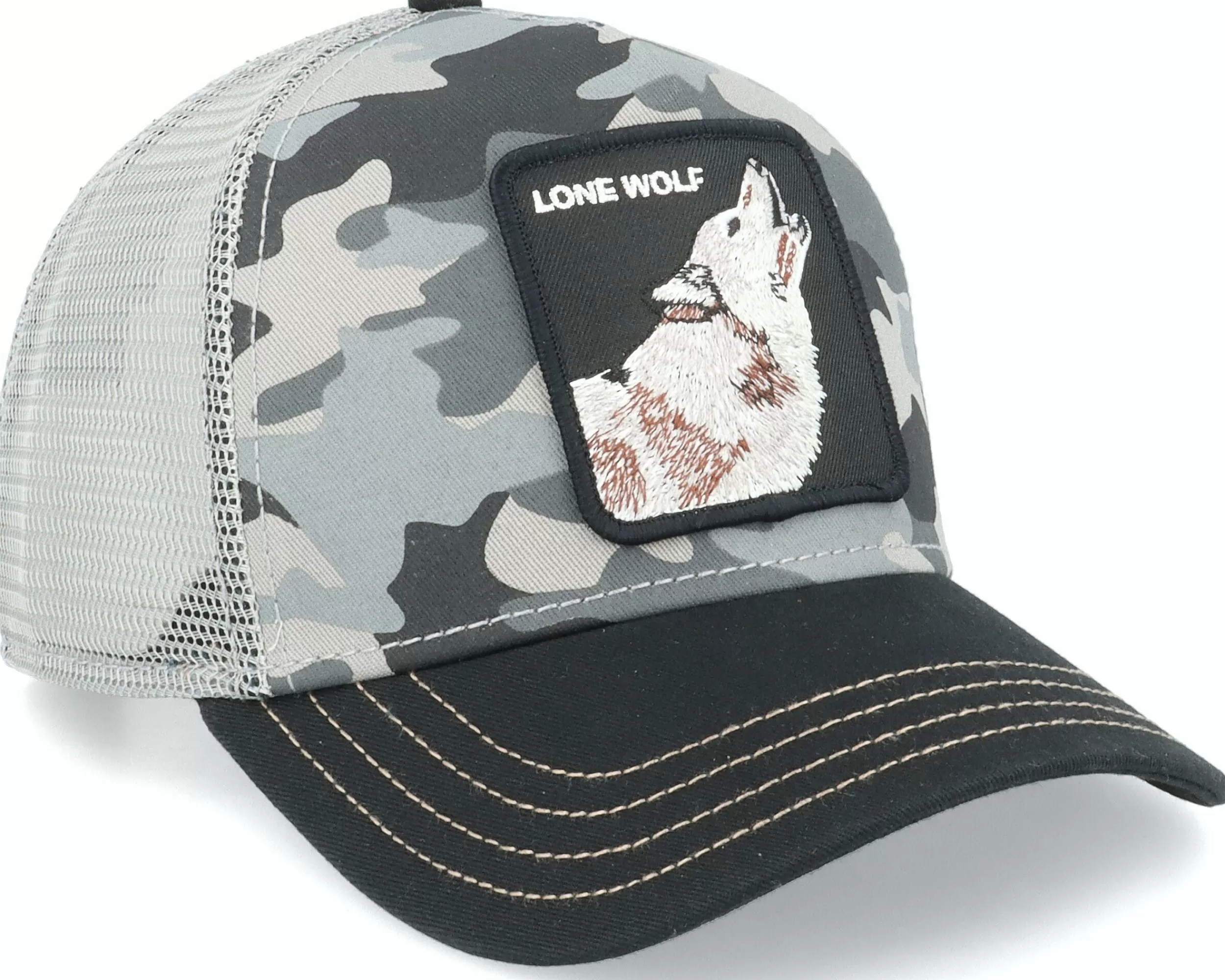 Goorin Bros. Dog Soldier Black Camo Trucker - -Unisex Trucker