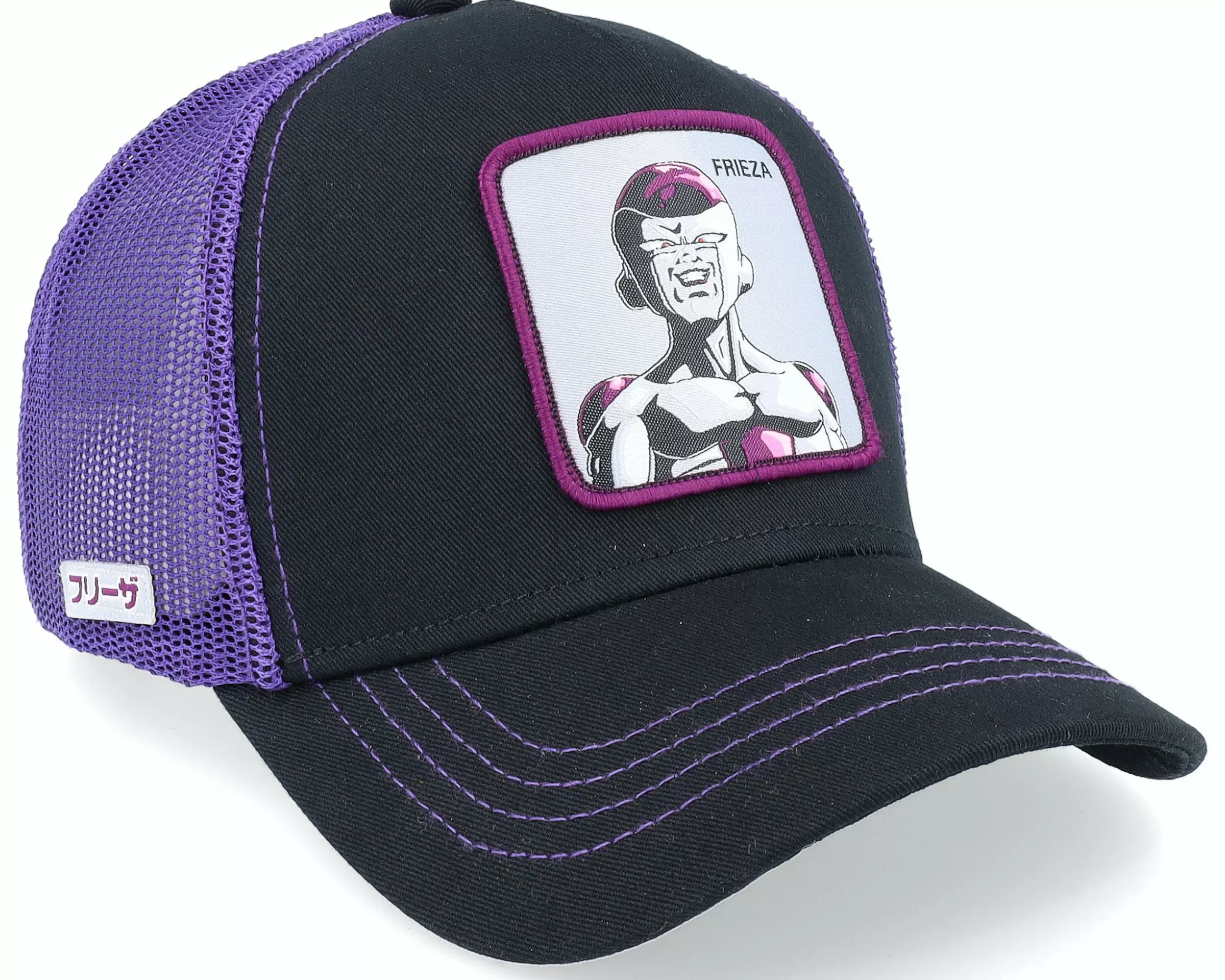 Capslab Dragon Ball Frieza Black/Purple Trucker - -Unisex Trucker