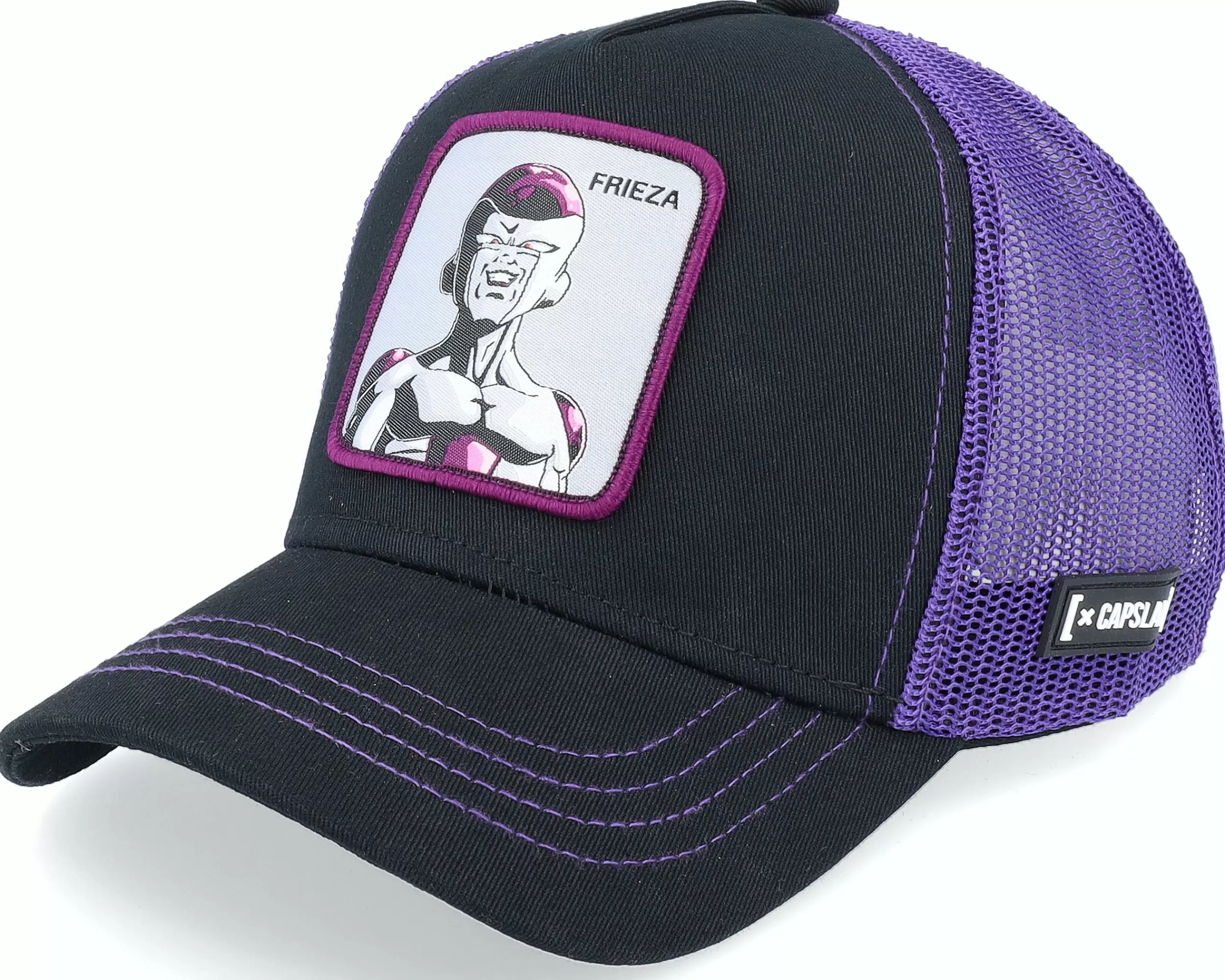 Capslab Dragon Ball Frieza Black/Purple Trucker - -Unisex Trucker