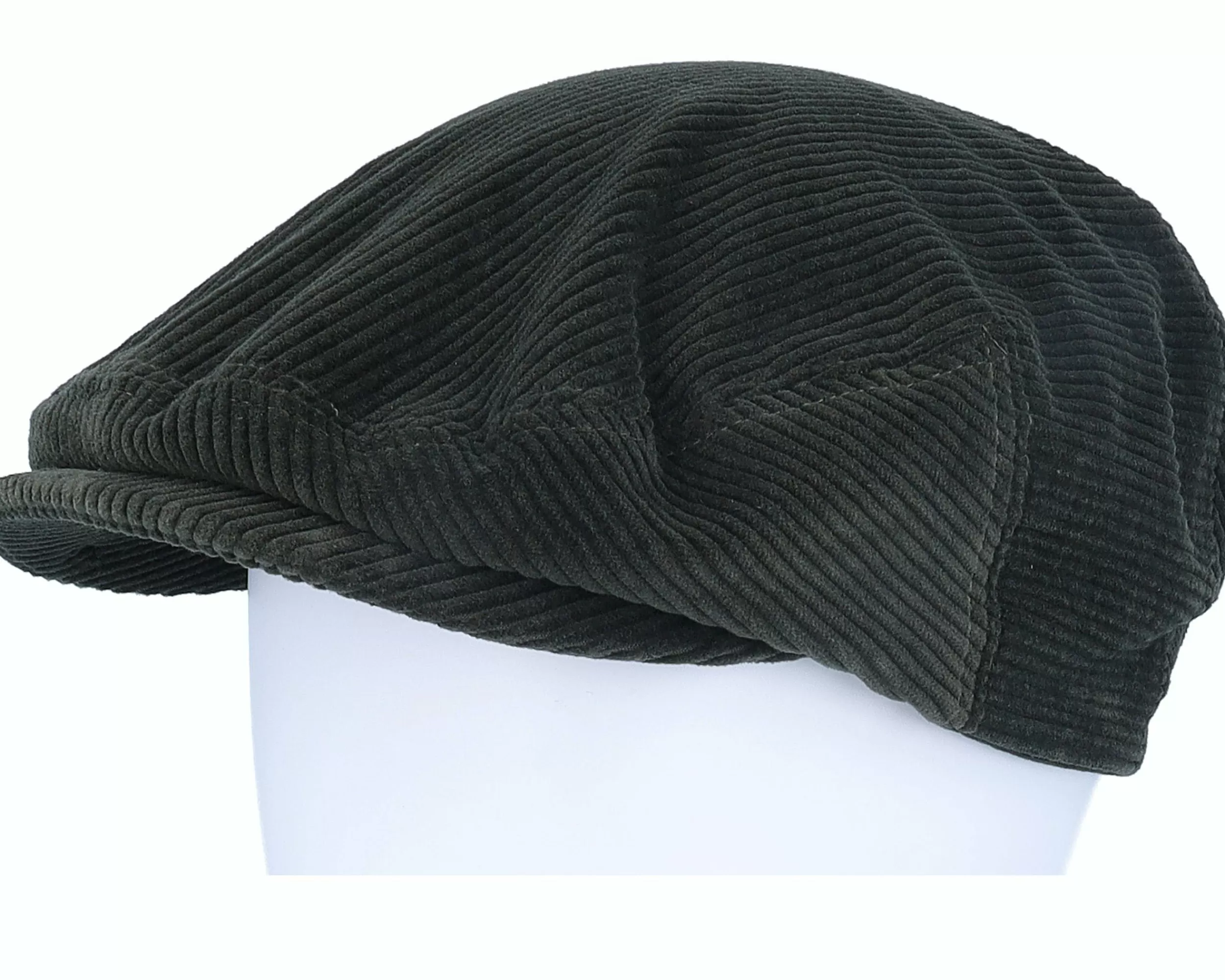 Lierys Driver Cap Corduroy Dark Green Flatcap - -Unisex Flat Caps