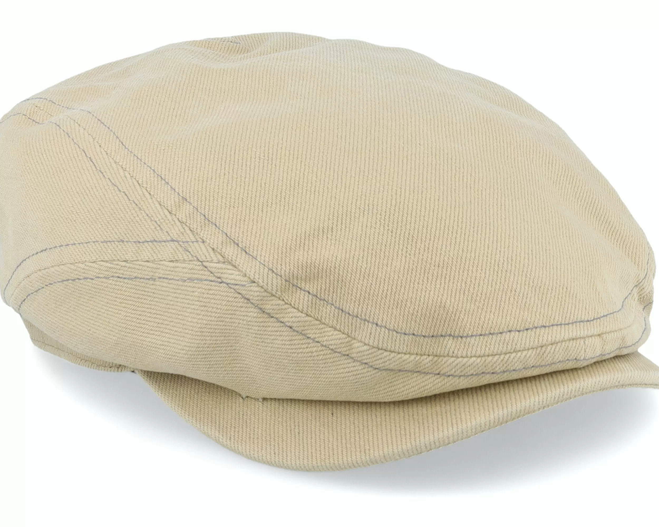 Stetson Driver Cap Cotton Sustainable Beige Flat Cap - -Unisex Flat Caps