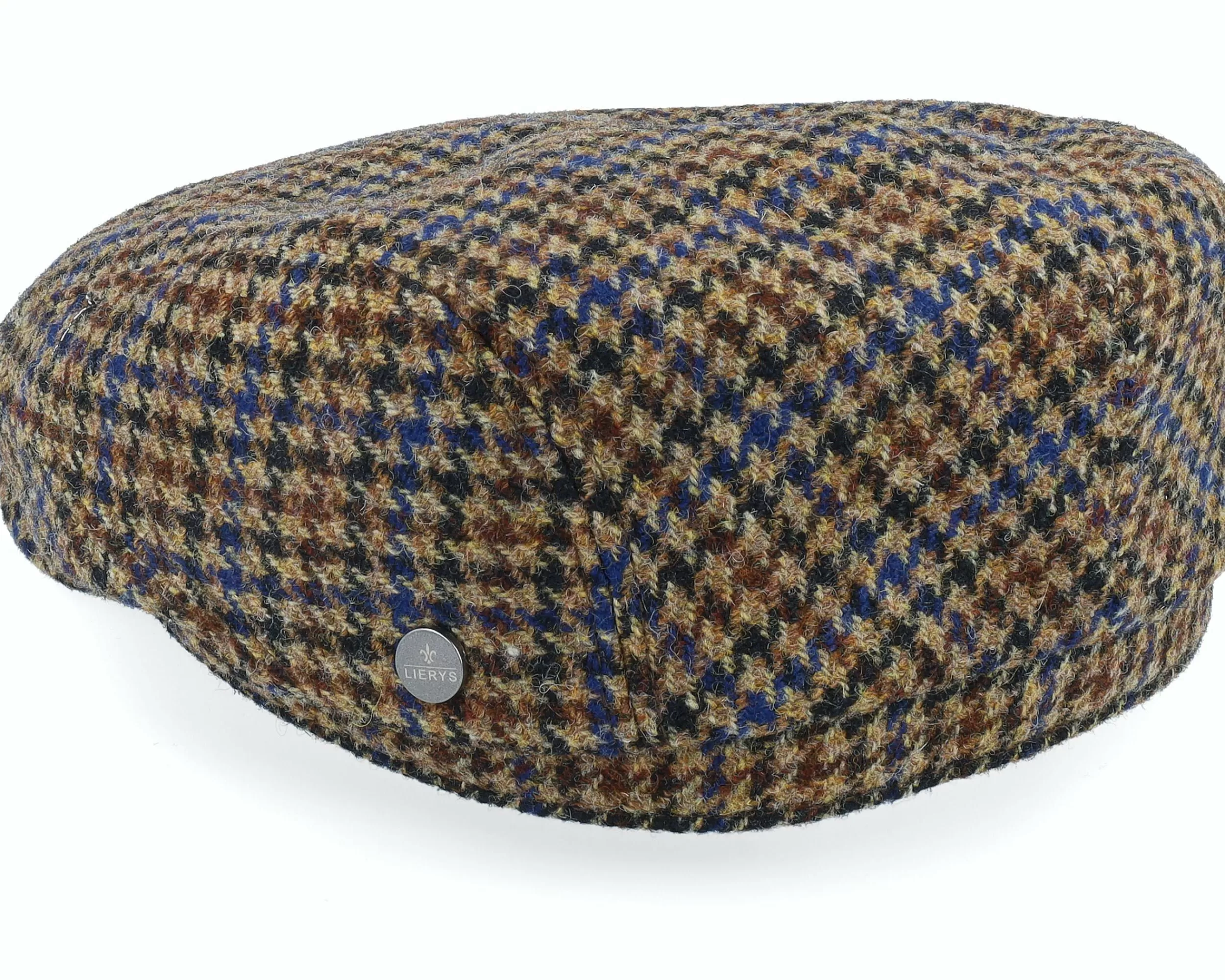 Lierys Driver Cap Pepita Flat Cap - -Unisex Flat Caps