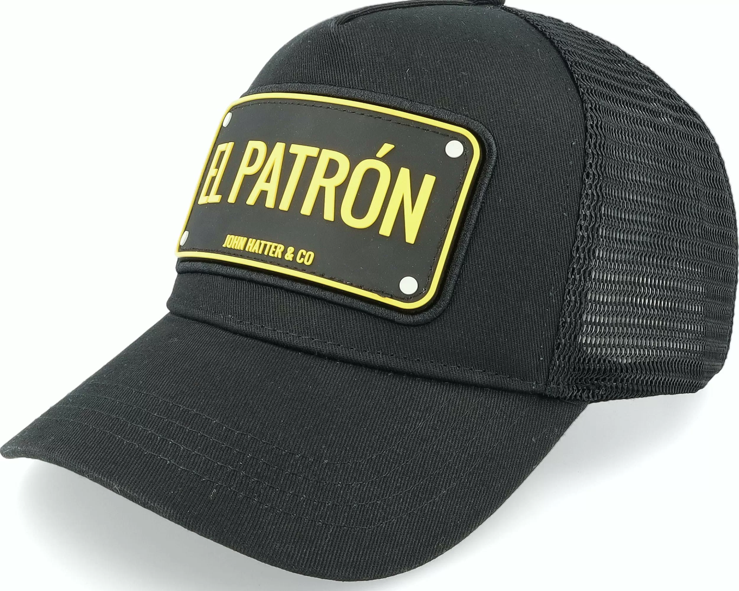 John Hatter & Co El Patron Black Trucker - -Unisex Trucker