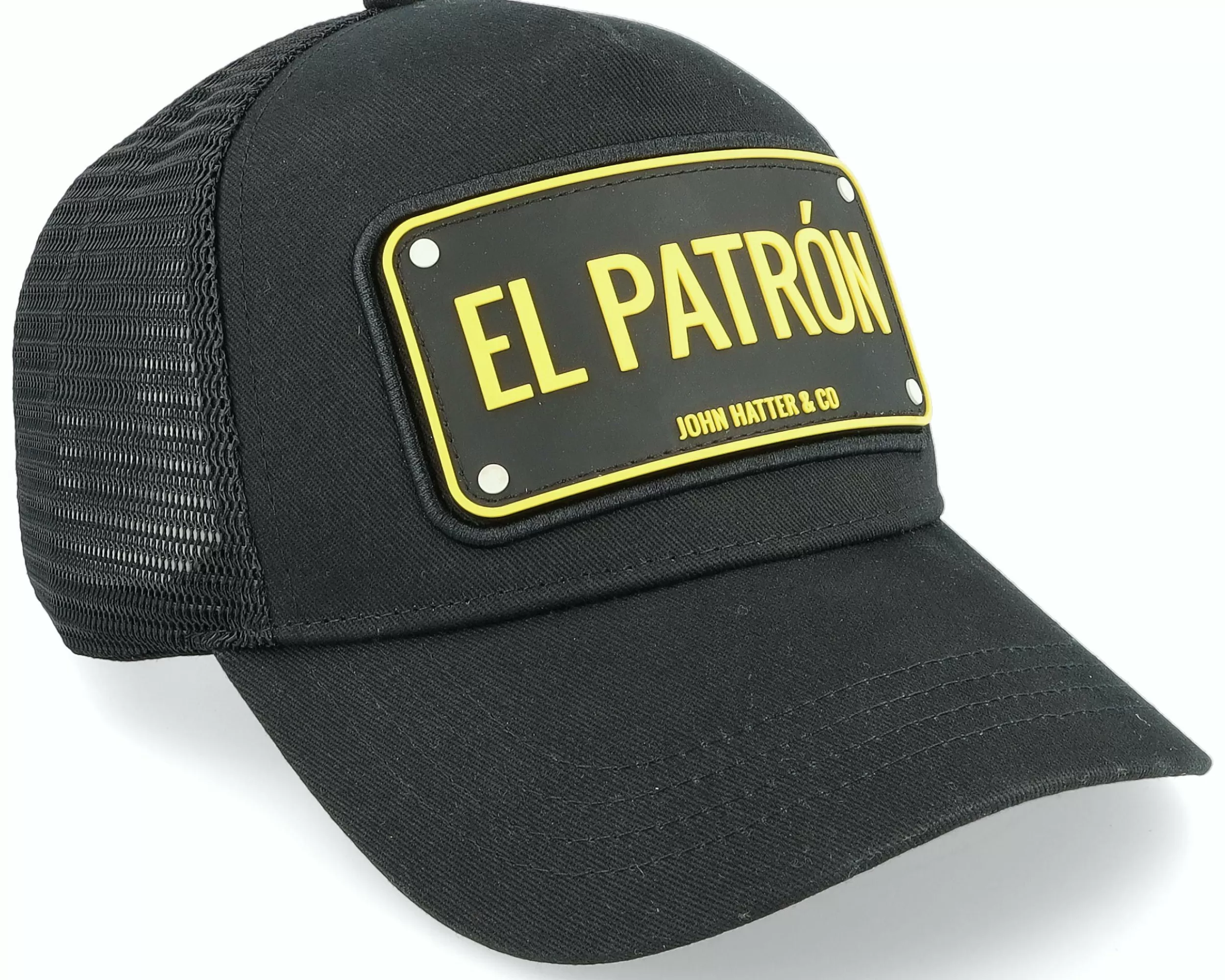 John Hatter & Co El Patron Black Trucker - -Unisex Trucker