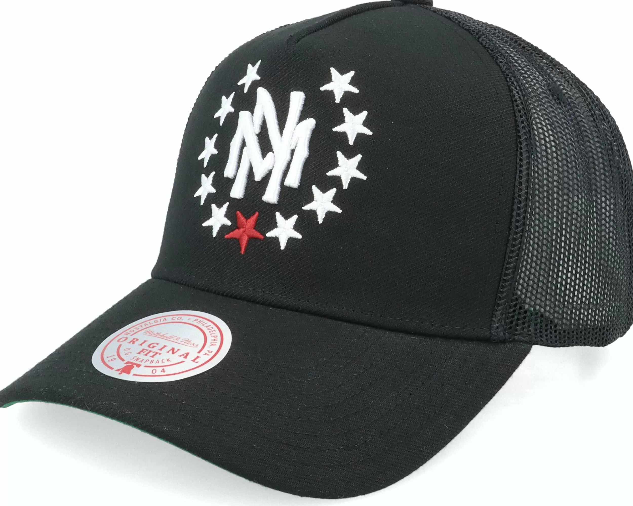 Mitchell & Ness Essential Stars Black Trucker - -Unisex Trucker