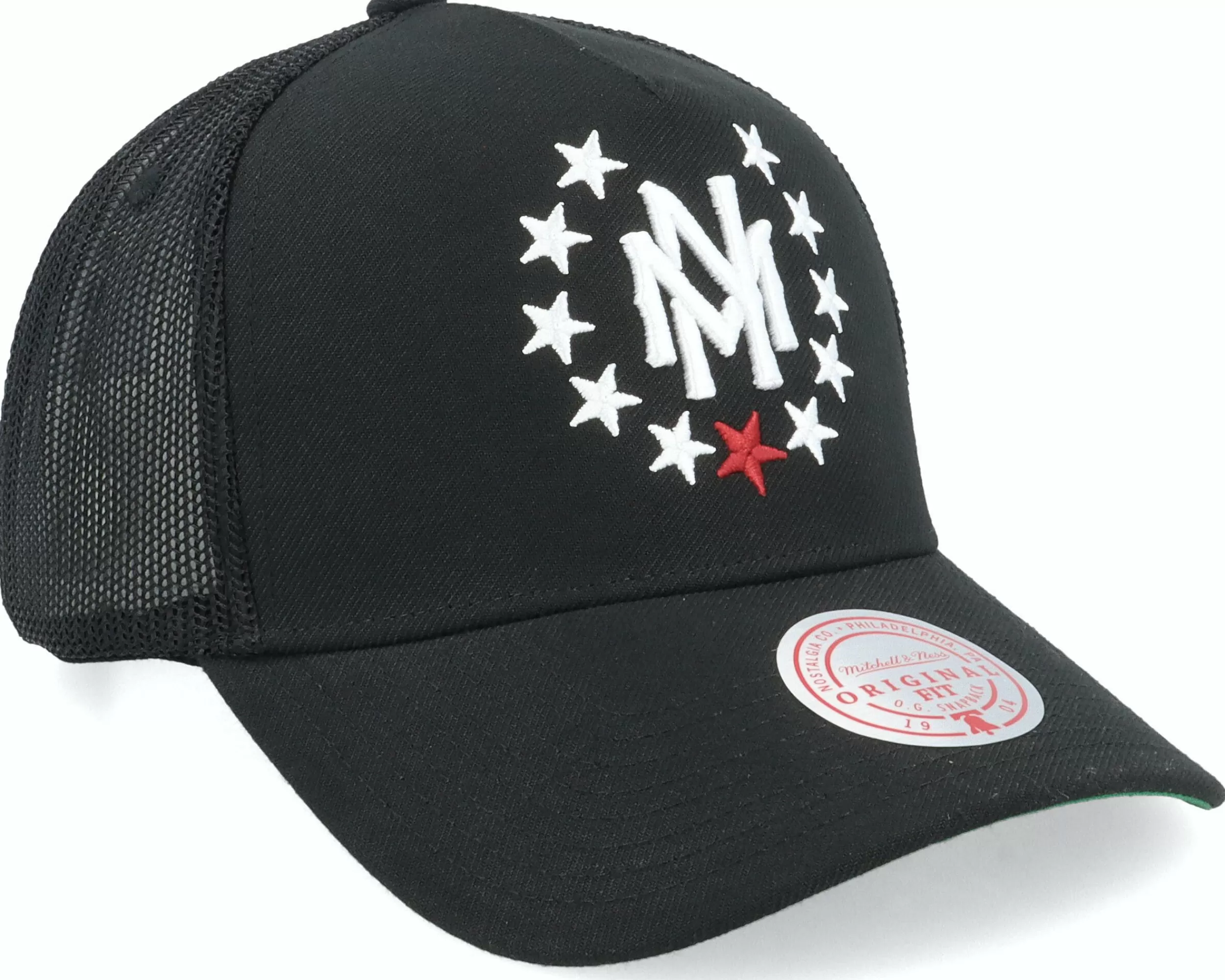 Mitchell & Ness Essential Stars Black Trucker - -Unisex Trucker