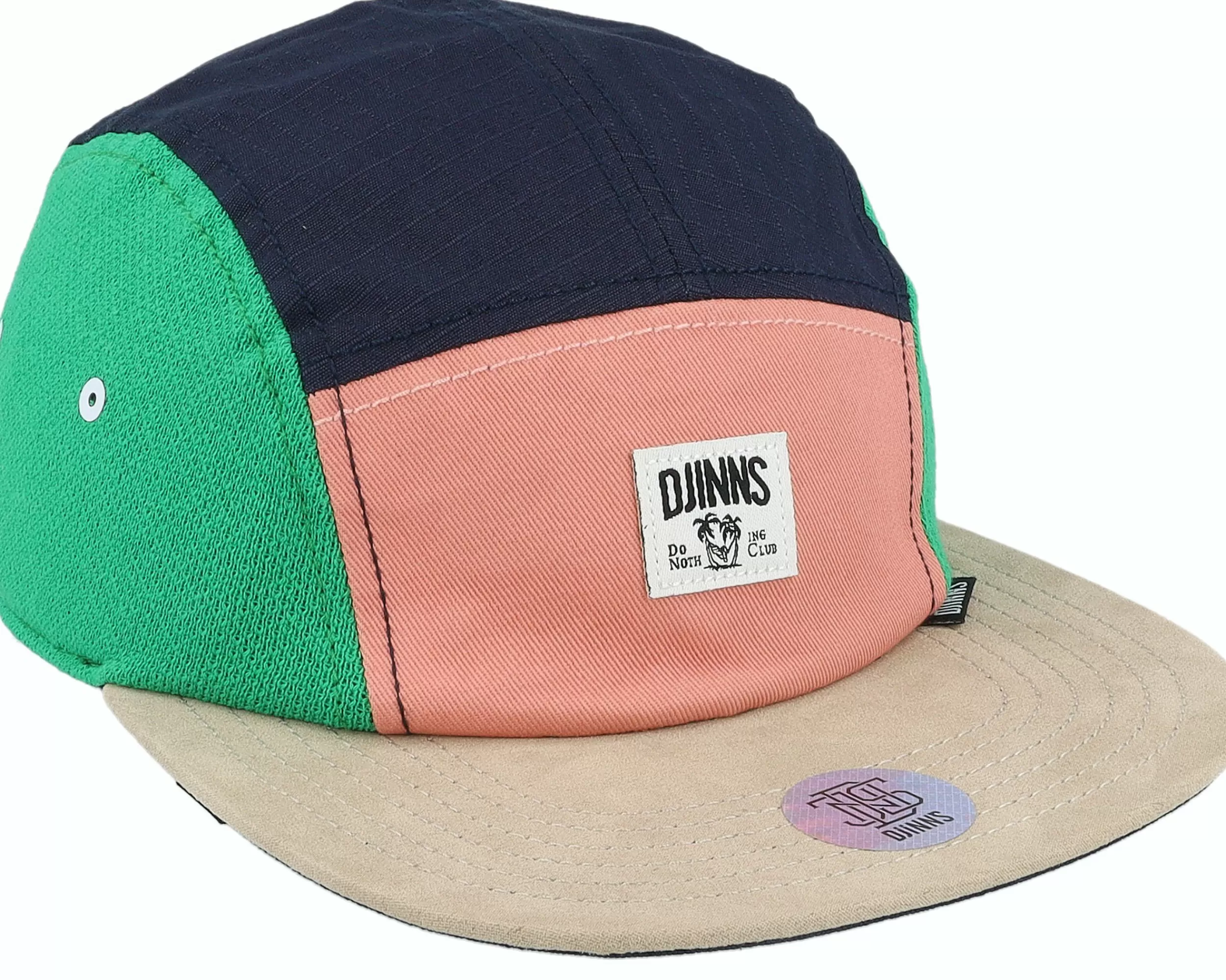 Djinns Fc Fab Mix-Multi/Rose 5-Panel - -Unisex 5-Panel