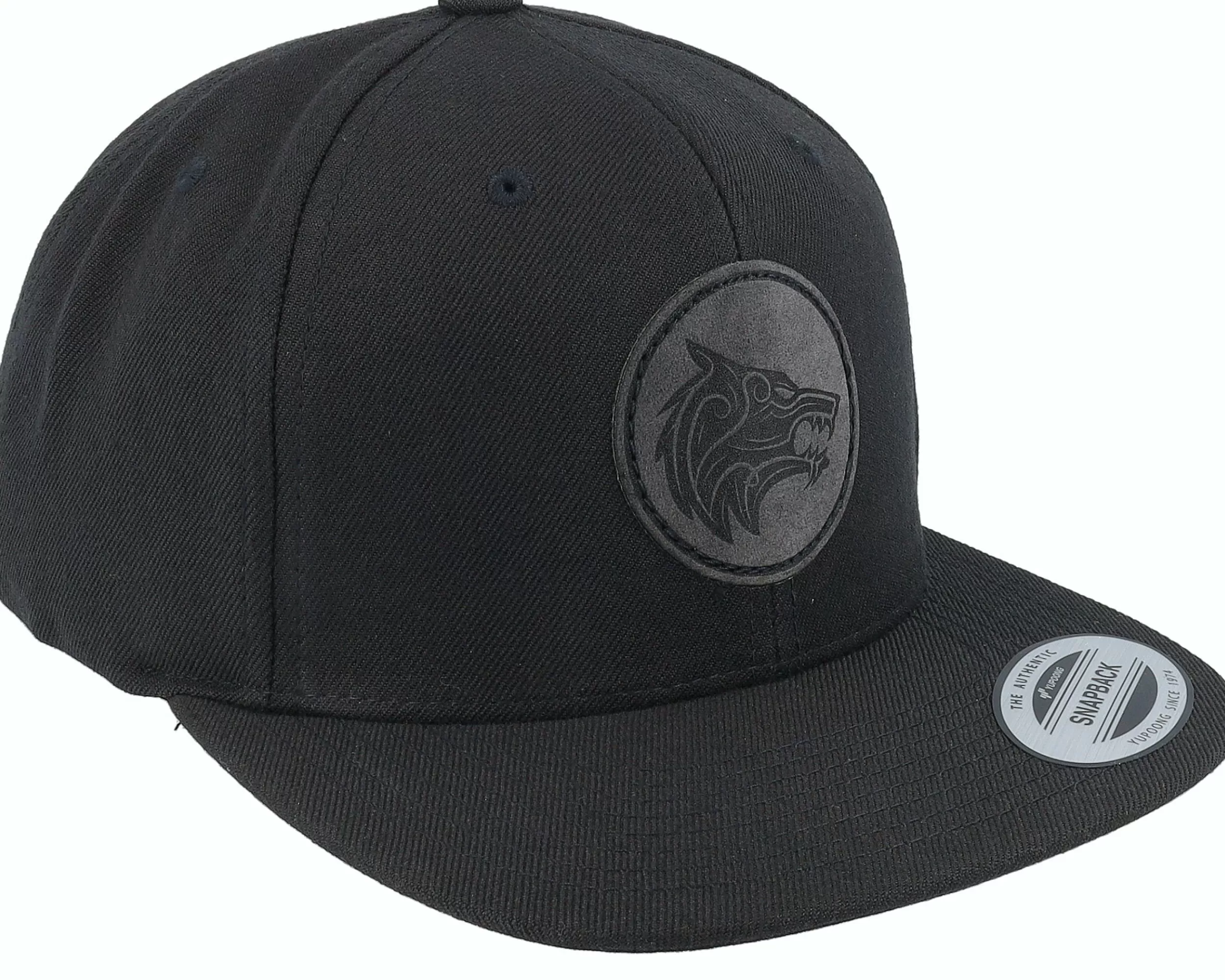 Vikings Fenrir Wolf Knot Black Snapback - -Unisex Snapback