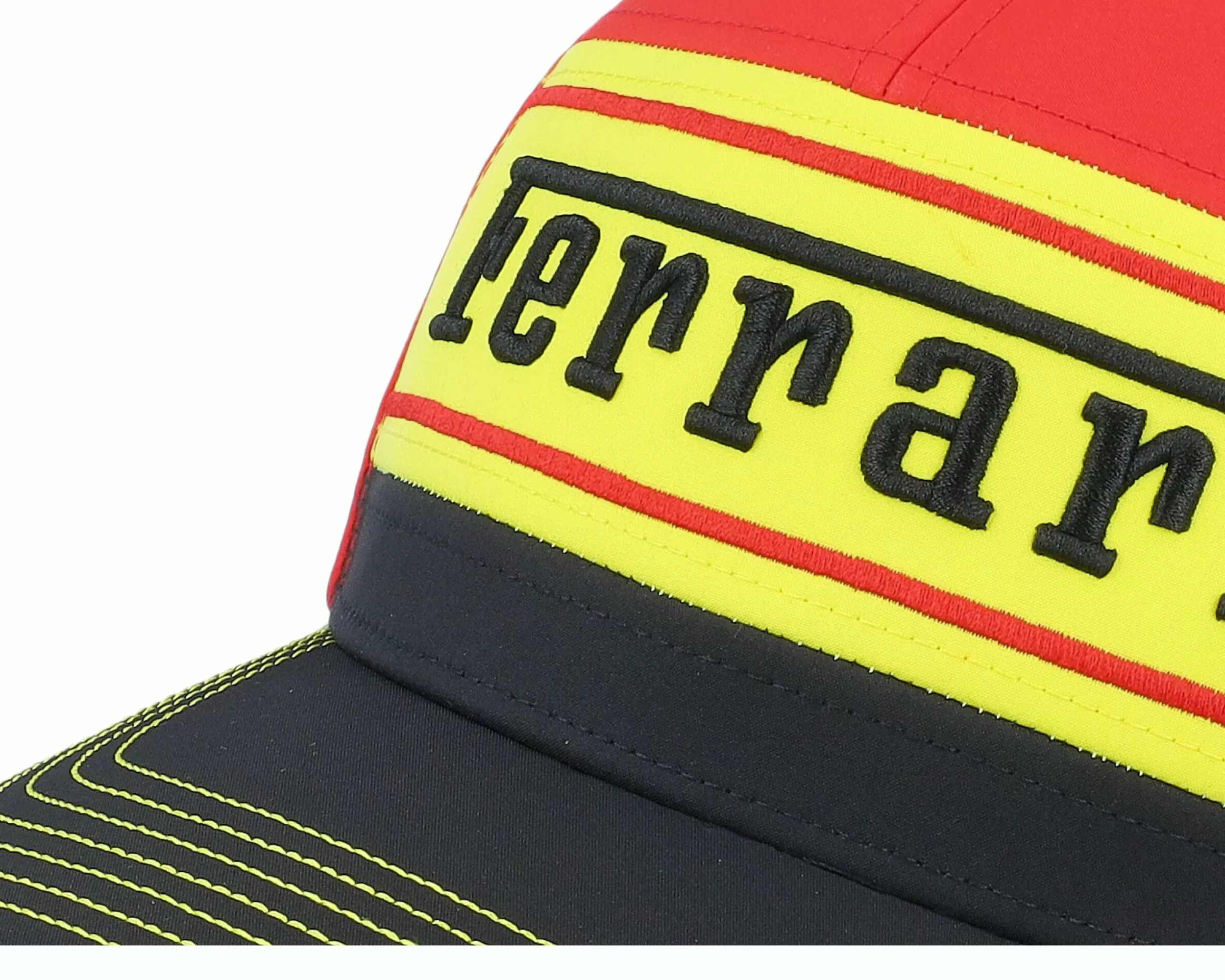 Formula One Ferrari Leclerc Special Edition F1 23 Monza Rosso Corsa/Yellow Adjustable - -Unisex Adjustable