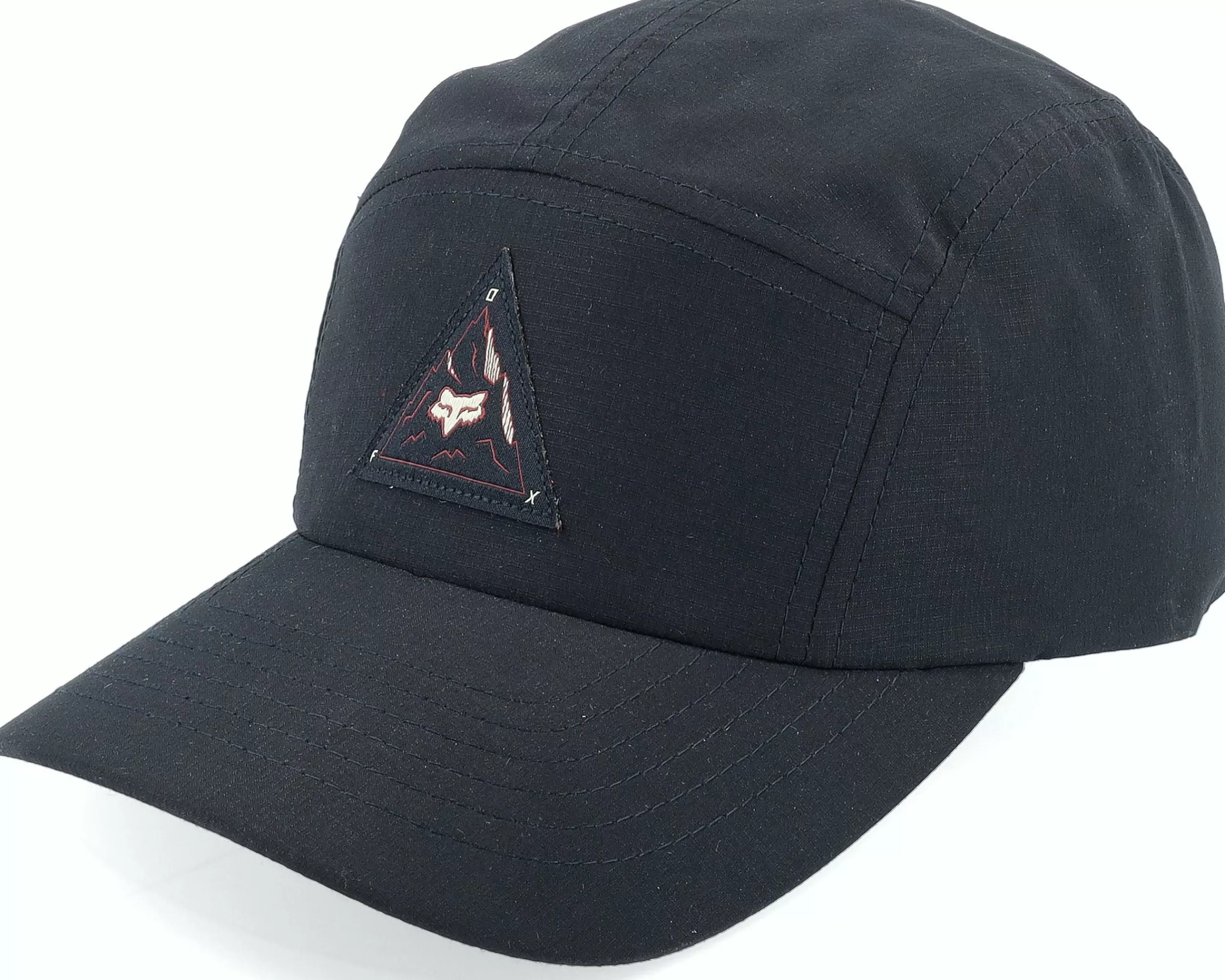 Fox Finisher Black 5-Panel - -Unisex 5-Panel