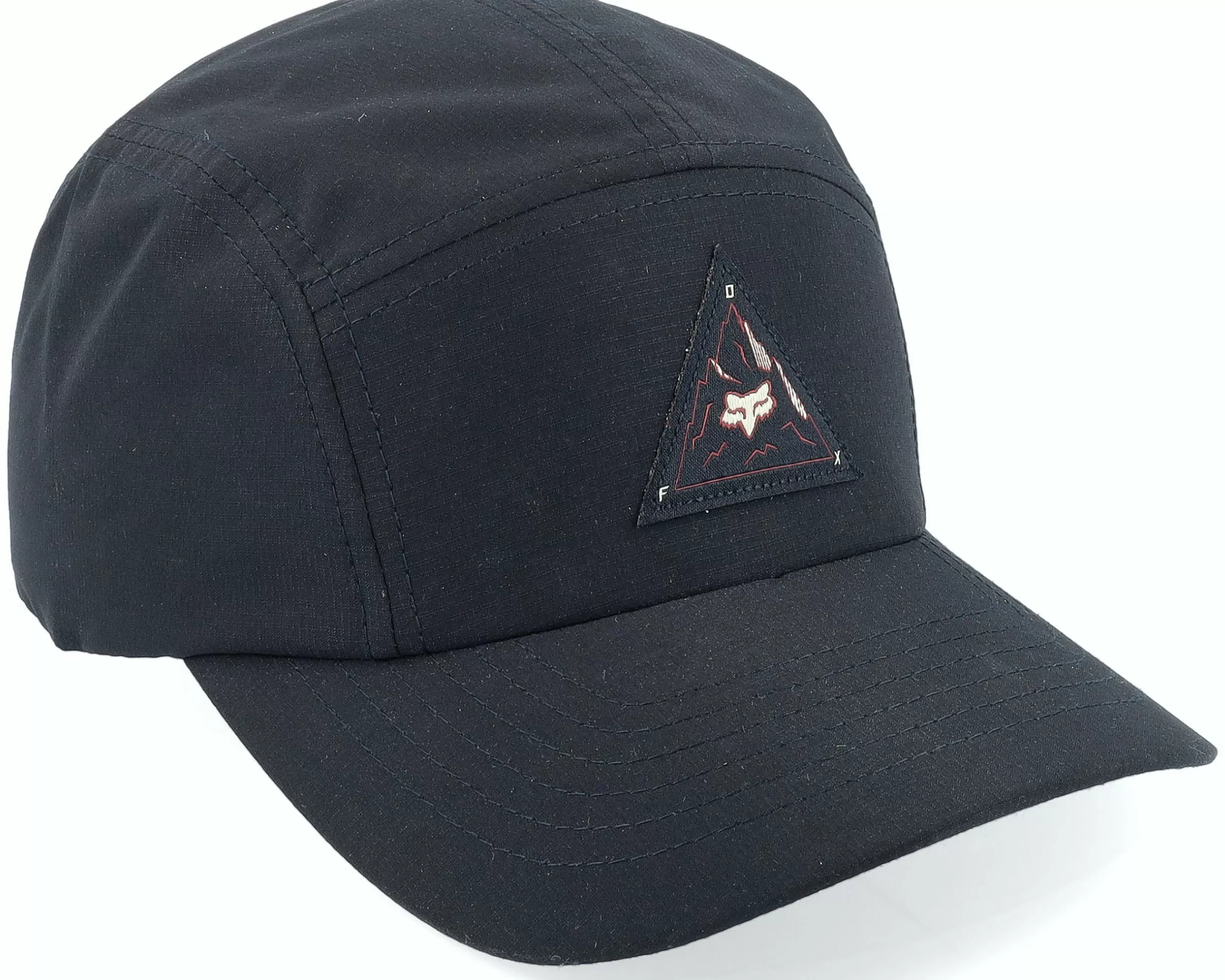 Fox Finisher Black 5-Panel - -Unisex 5-Panel