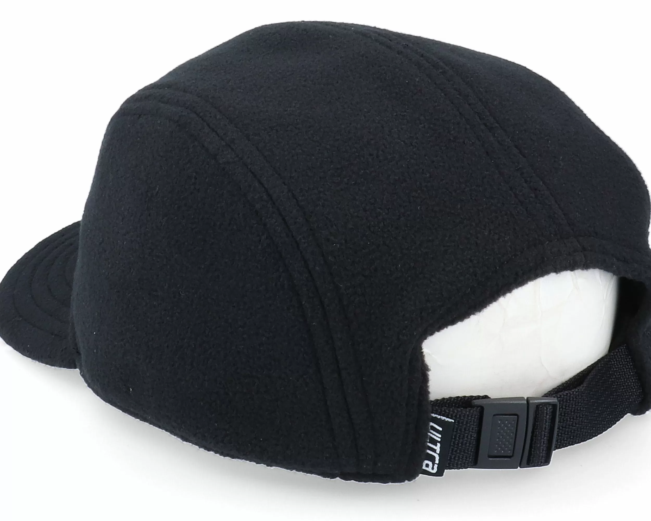 Ultra Fleece Black 4-Panel - -Unisex 5-Panel