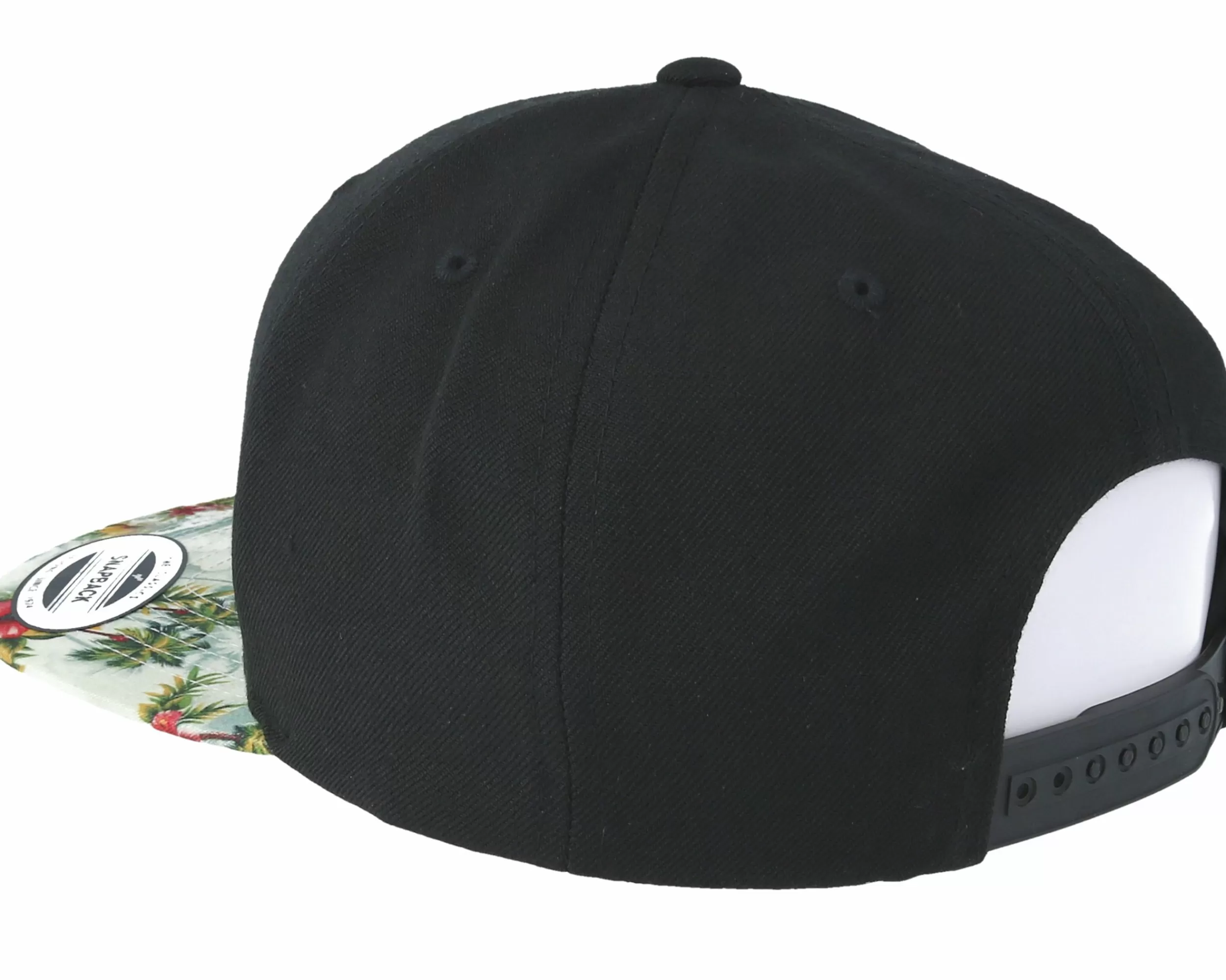 Yupoong Floral Mint Black Snapback - -Unisex Snapback