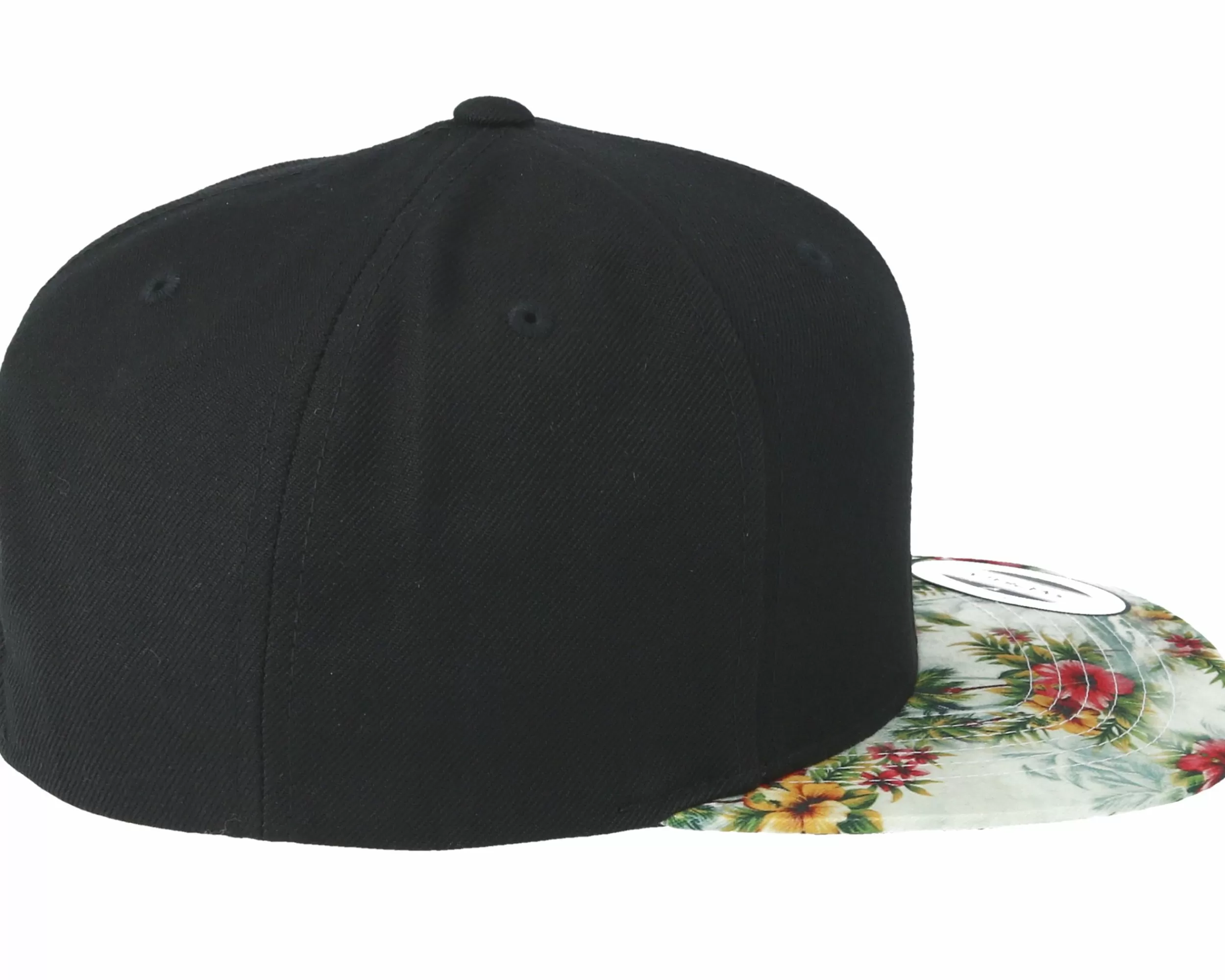 Yupoong Floral Mint Black Snapback - -Unisex Snapback