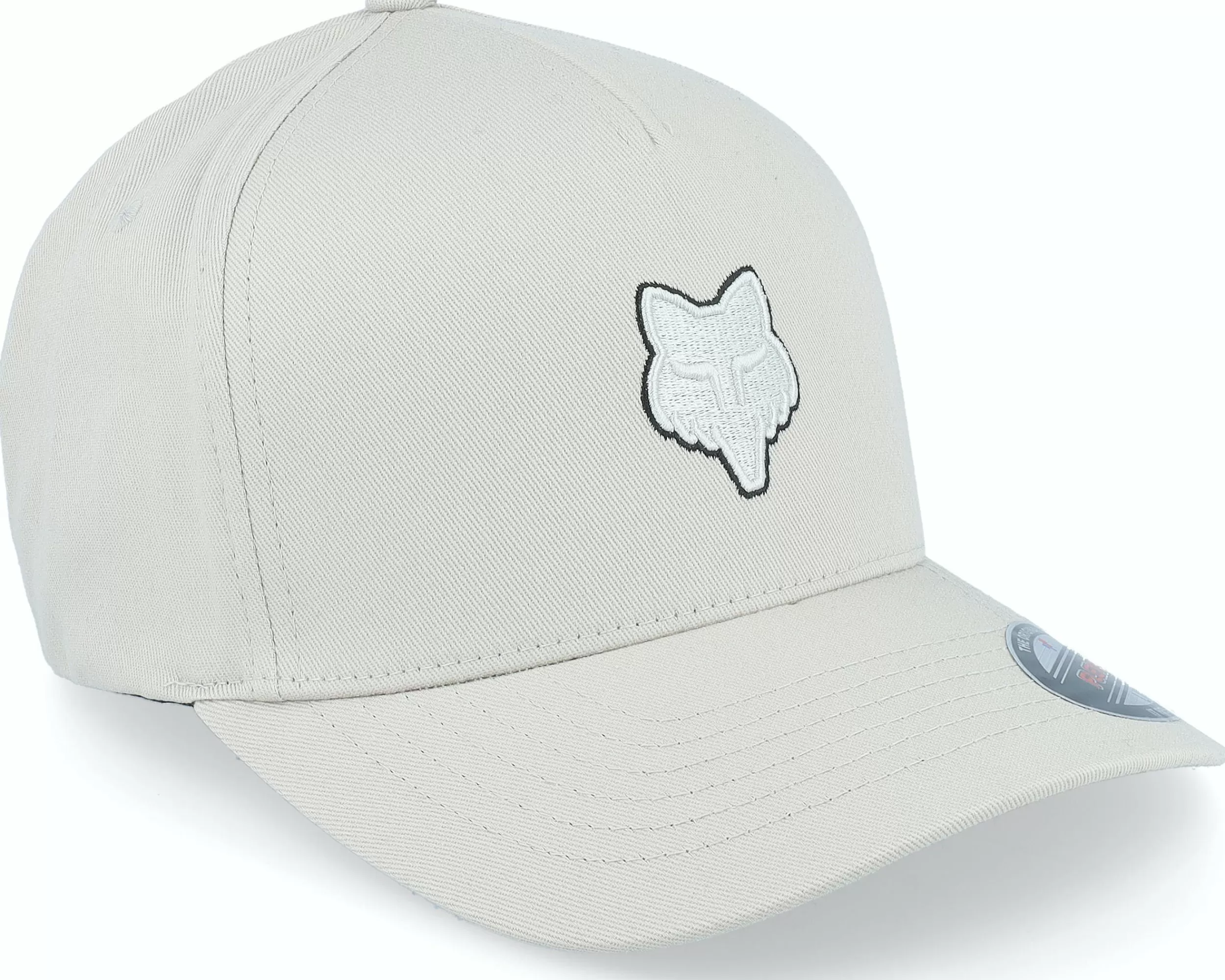 Fox Head Hat Vin White Flexfit - -Unisex Flexfit