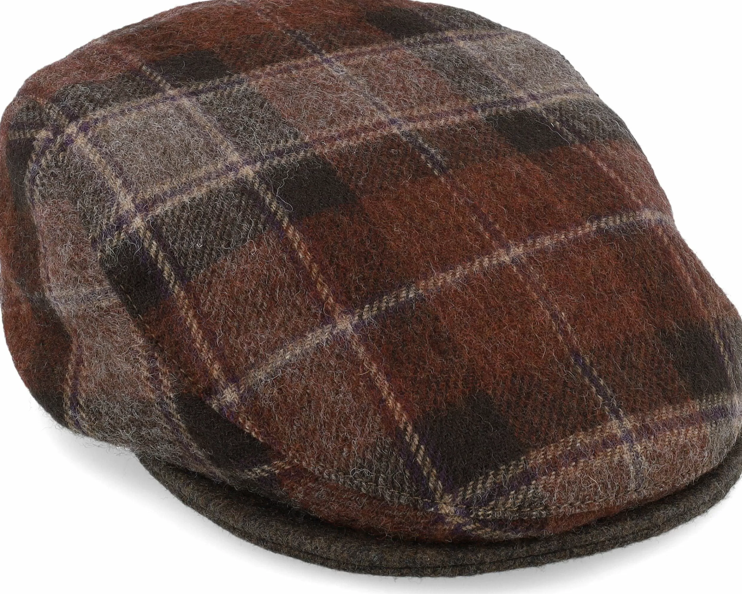 Mayser Frankie Soft British La Rot-Gem. Flat Cap - -Unisex Flat Caps