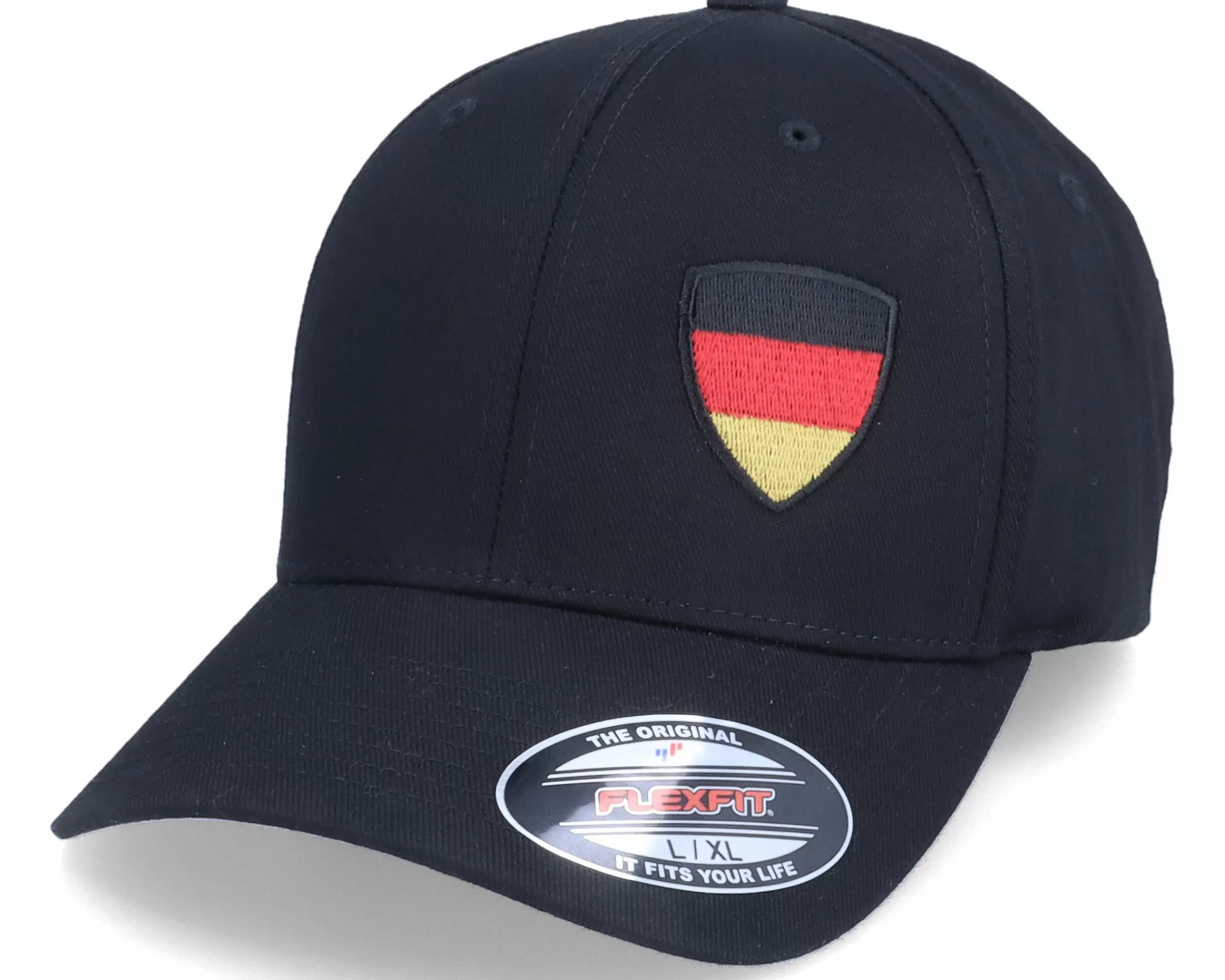 Forza Germany Flag Shield Black Flexfit - -Unisex Flexfit