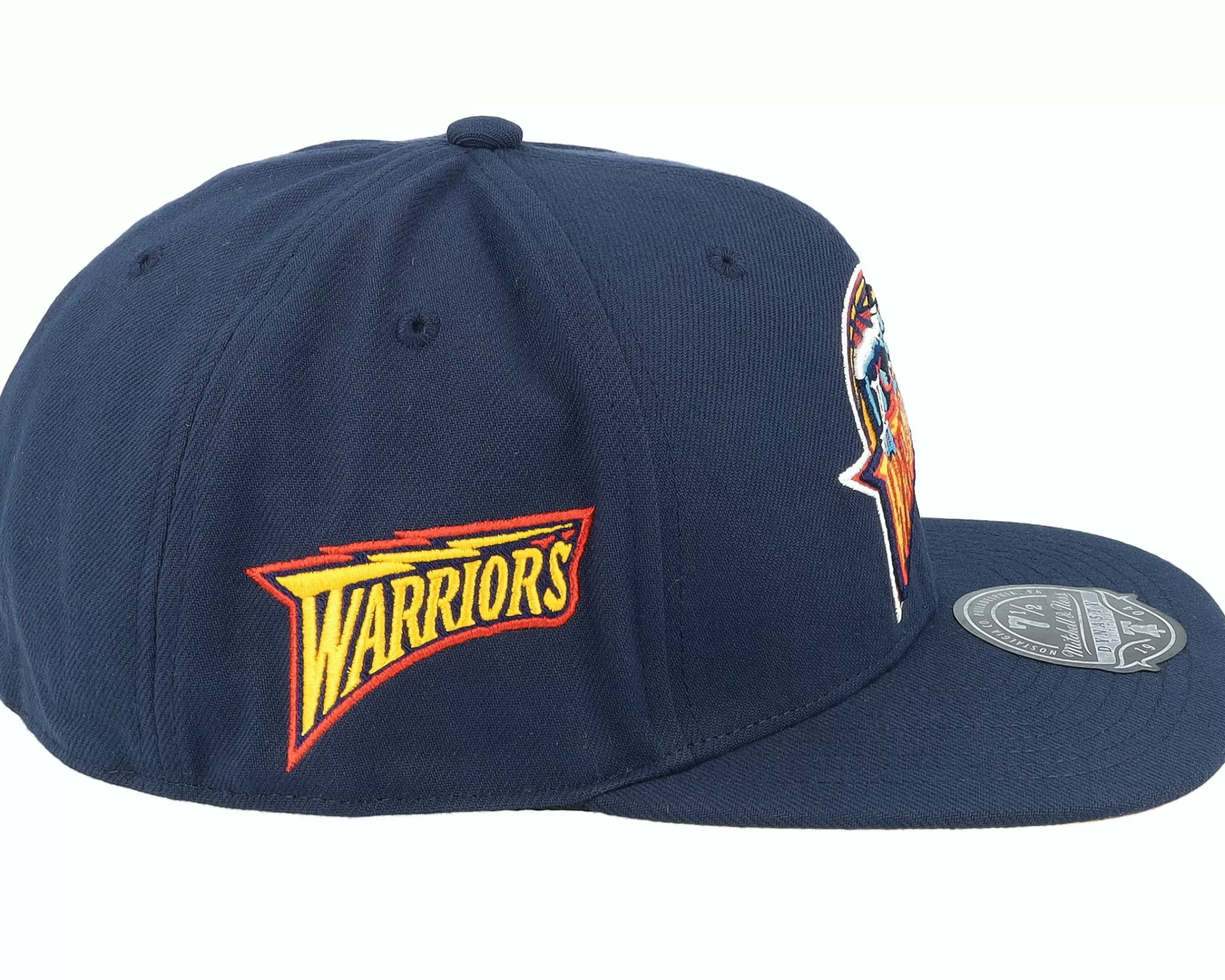 Mitchell & Ness Golden State Warriors Logo History Hwc Blue Fitted - -Unisex Fitted