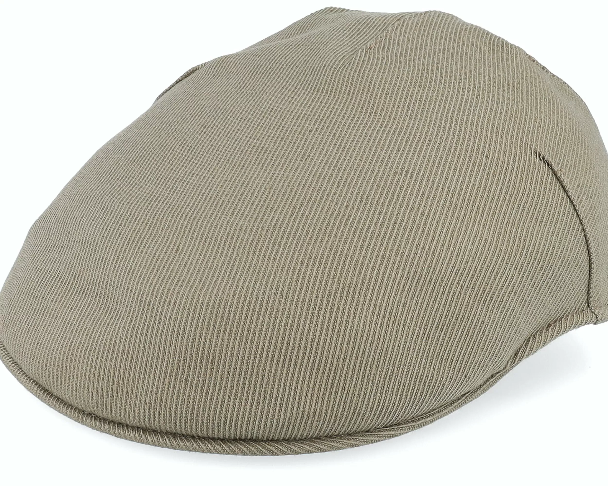 Borsalino Goose Beak Khaki Flat Cap - -Unisex Flat Caps