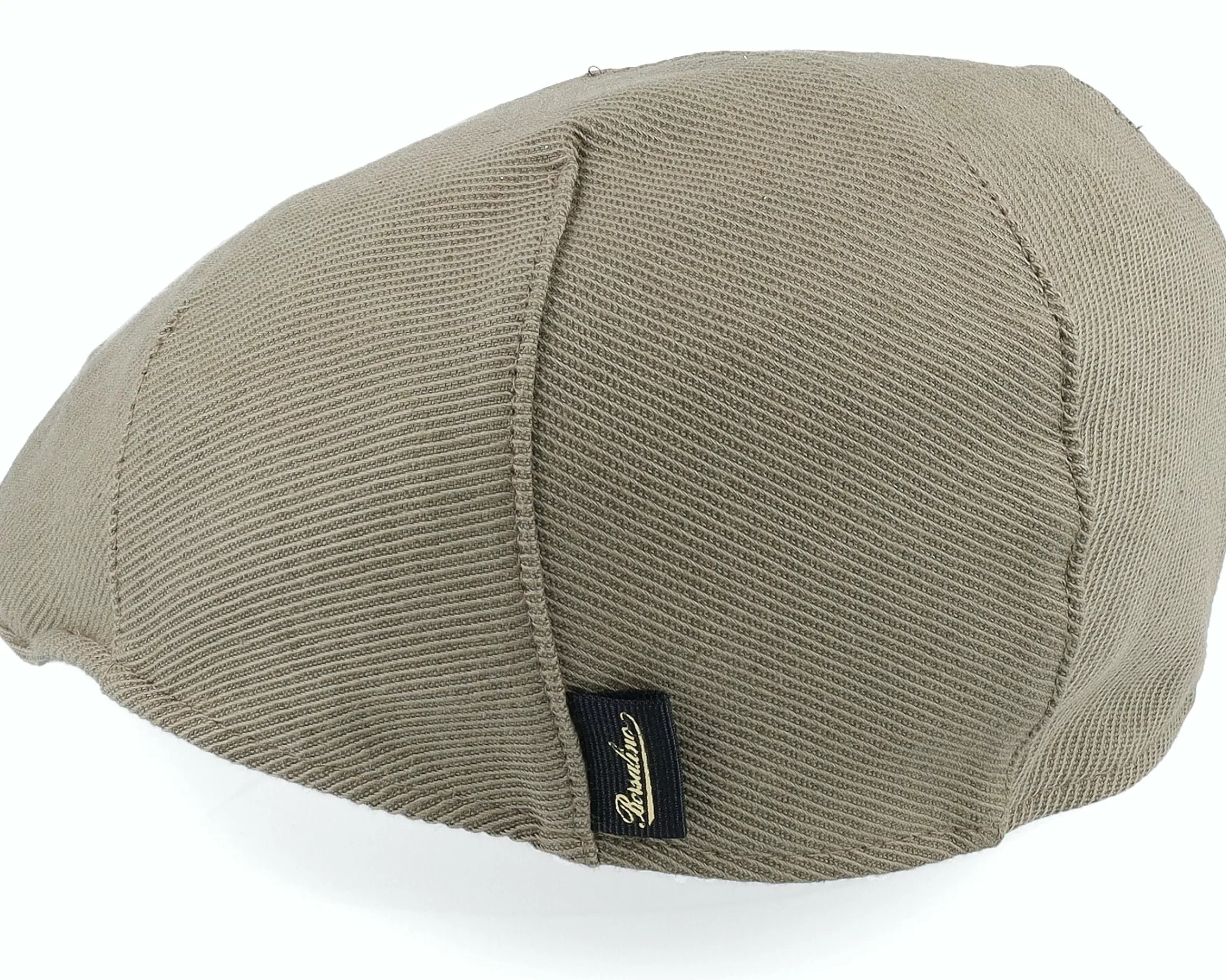 Borsalino Goose Beak Khaki Flat Cap - -Unisex Flat Caps