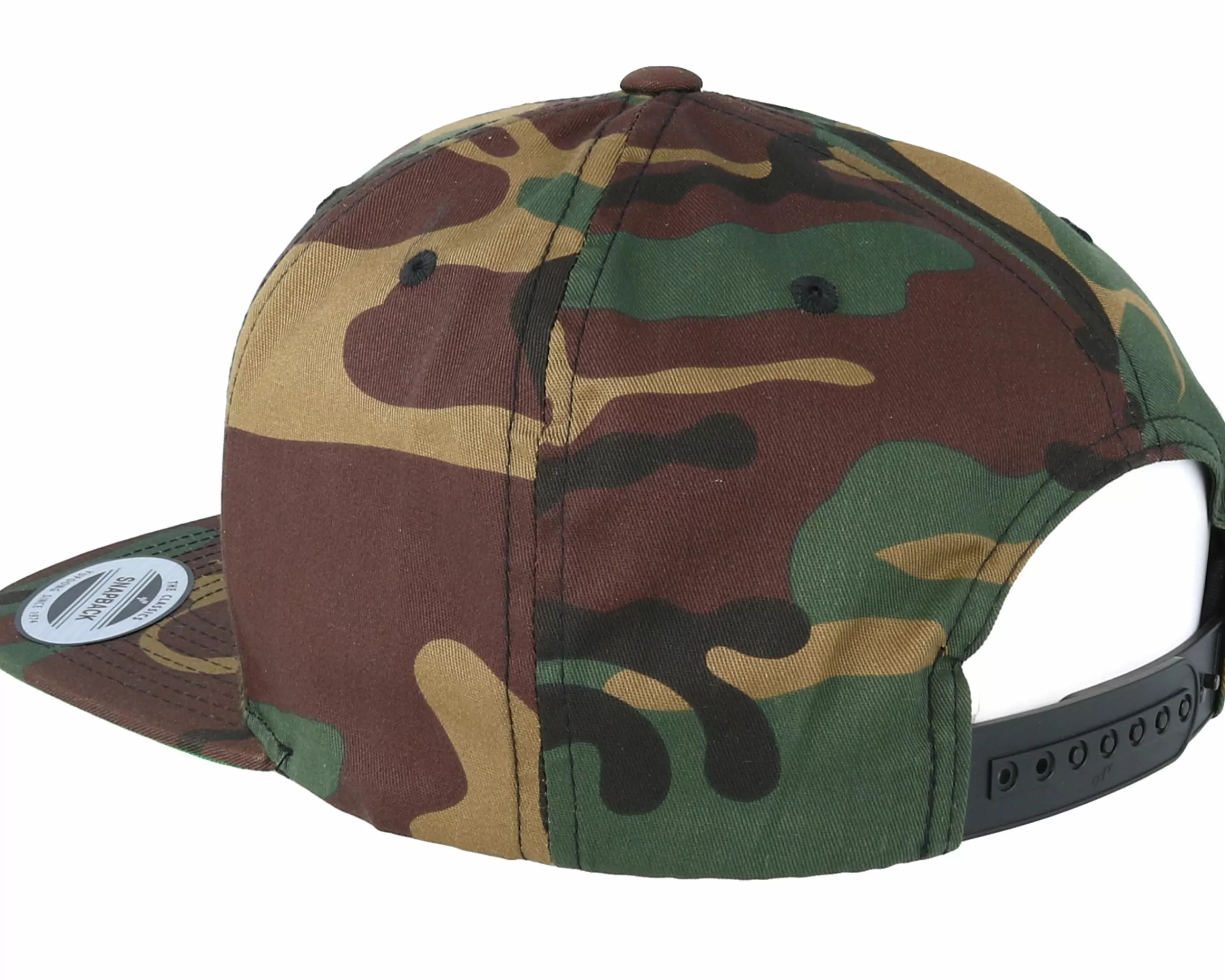 Yupoong Green Camo Snapback - -Unisex Snapback