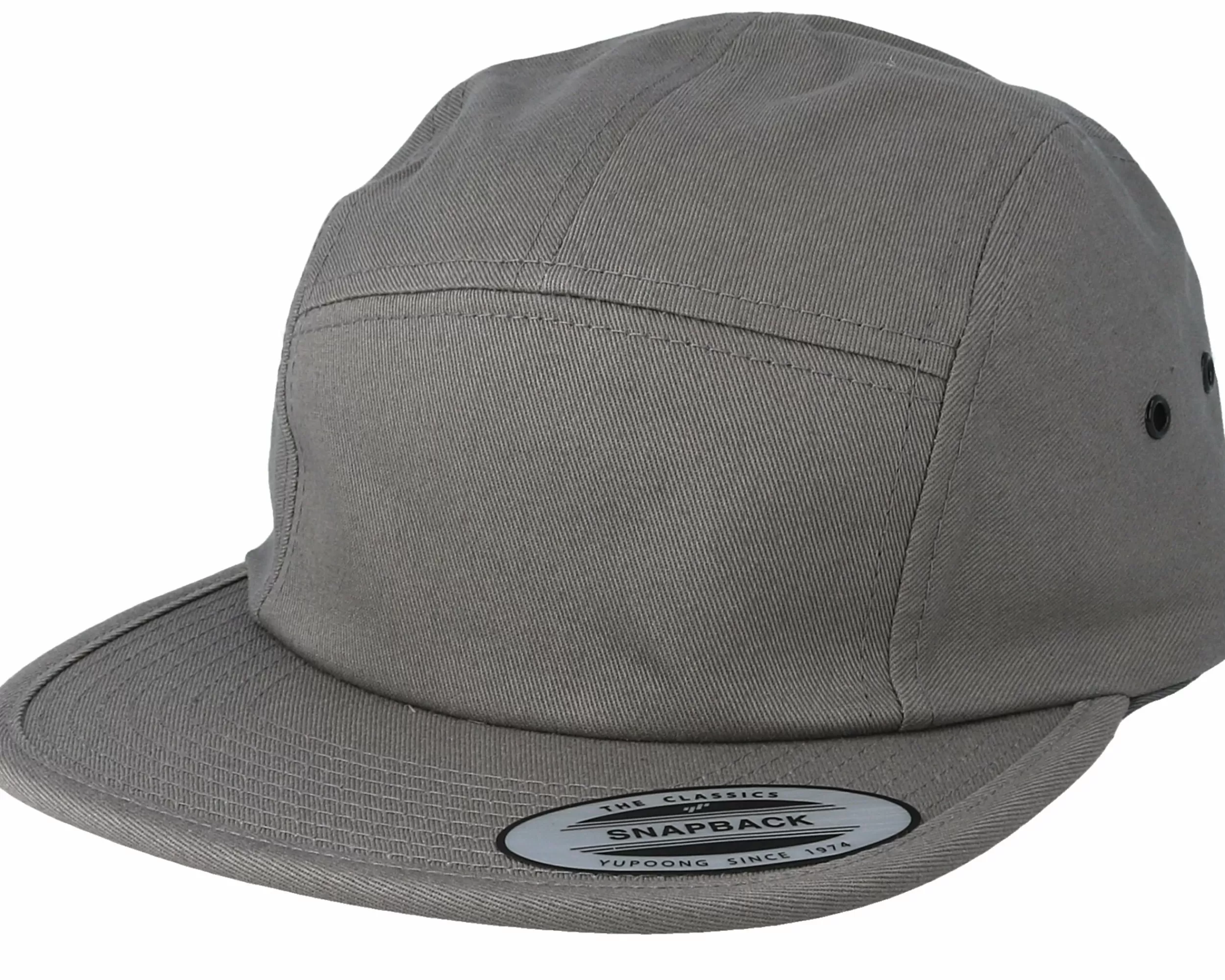 Yupoong Grey 5-Panel - -Unisex 5-Panel