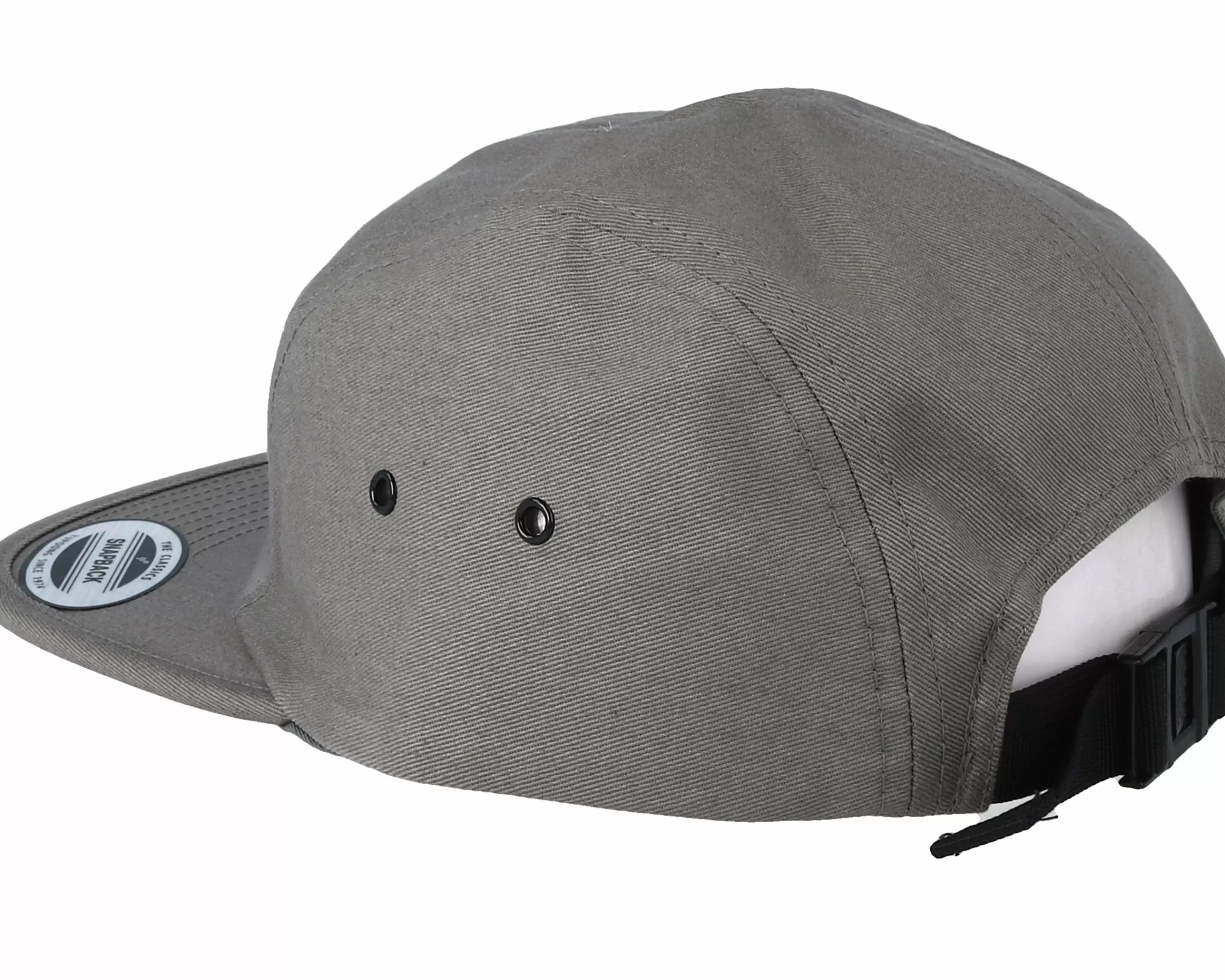 Yupoong Grey 5-Panel - -Unisex 5-Panel