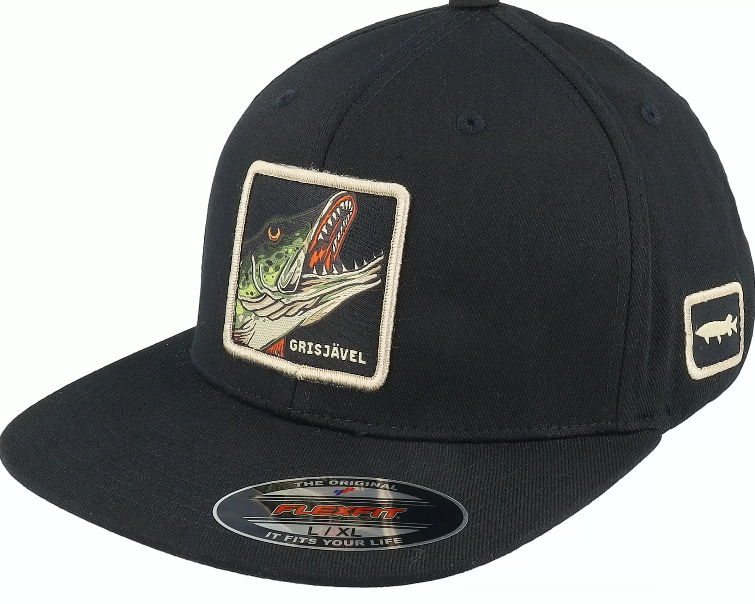 Skillfish Grisjavel Flat Brim Black Fitted Flexfit - -Unisex Fitted