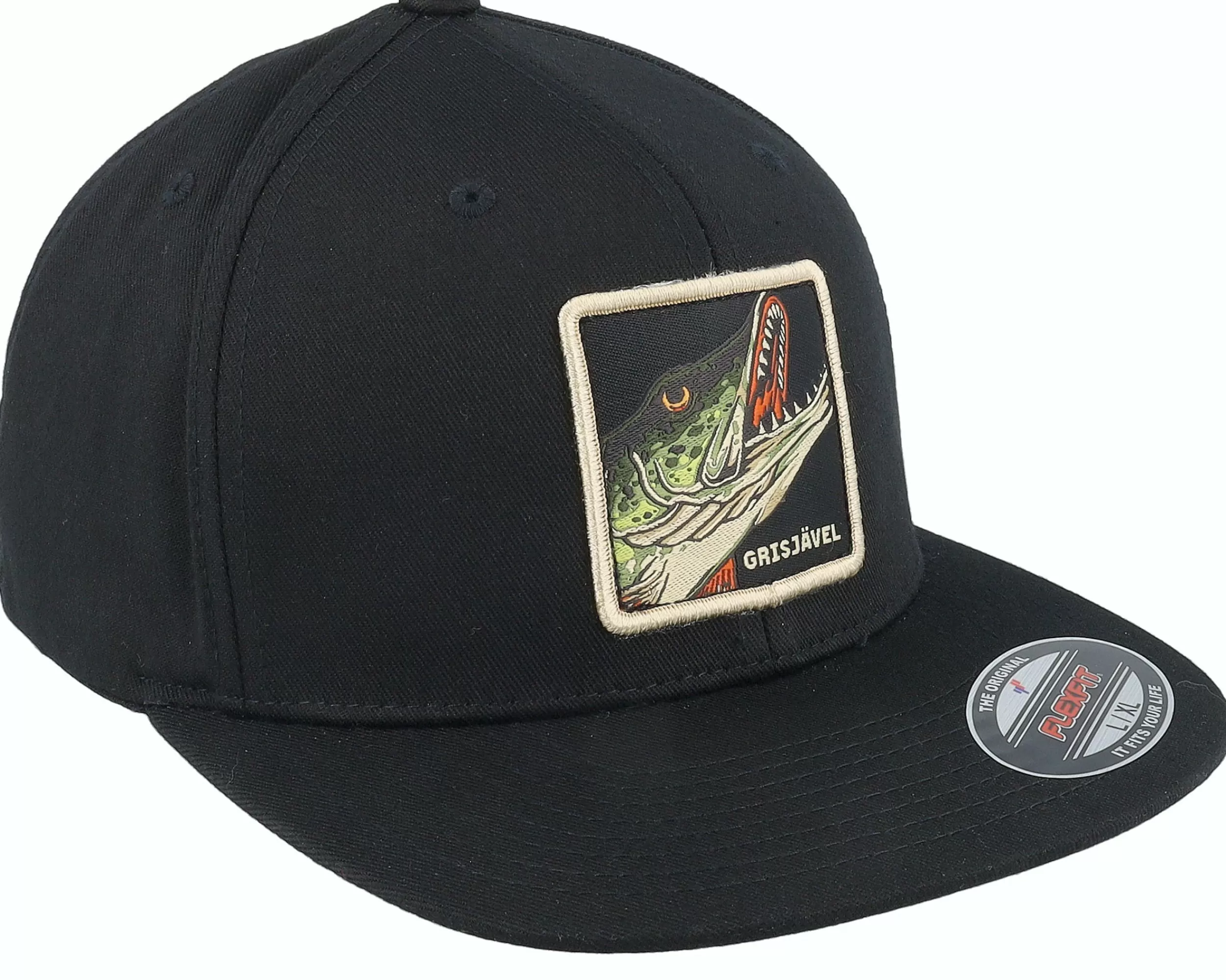 Skillfish Grisjavel Flat Brim Black Fitted Flexfit - -Unisex Fitted