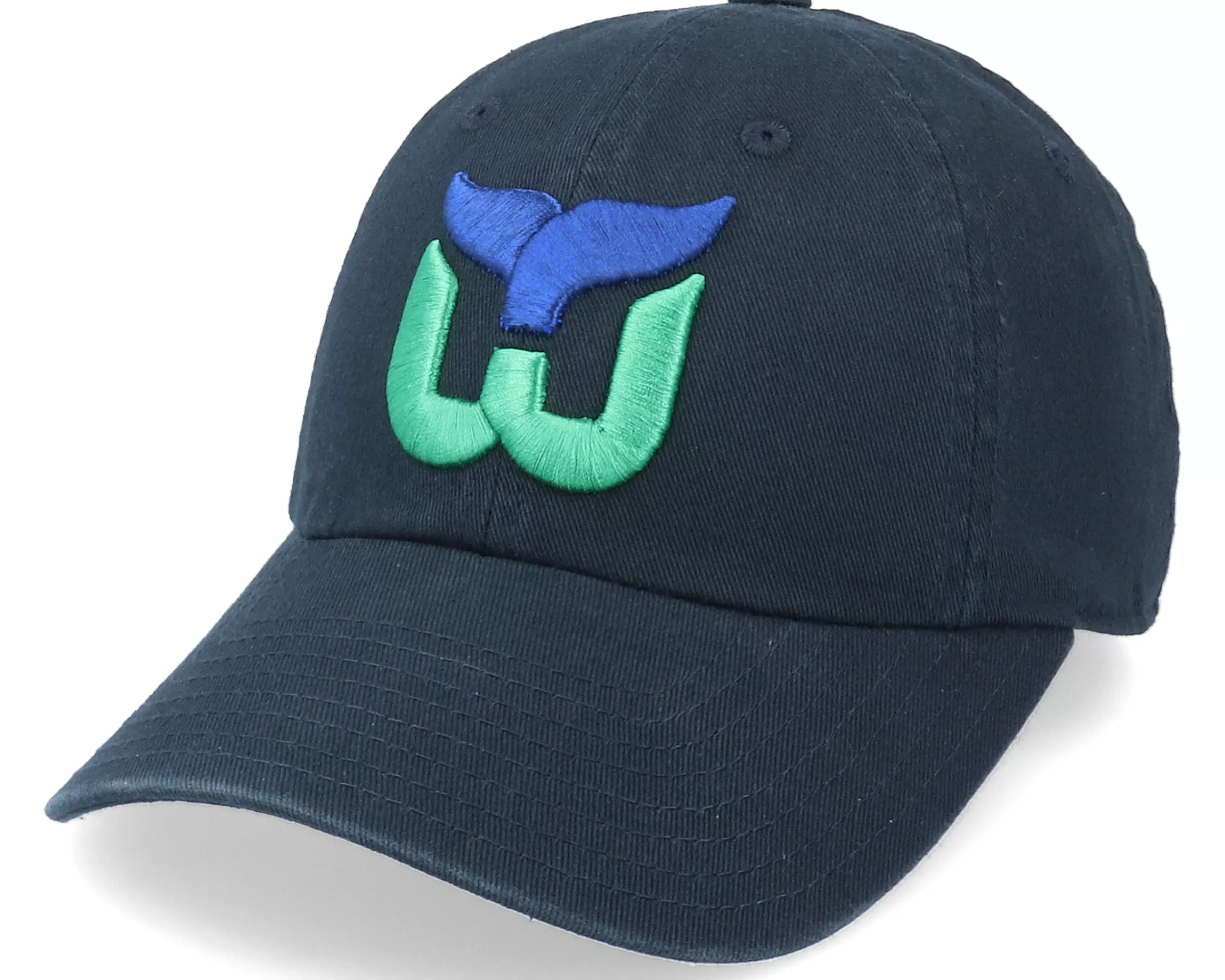 American Needle Hartford Whalers Blue Line Navy Dad Cap - -Unisex Dad Cap