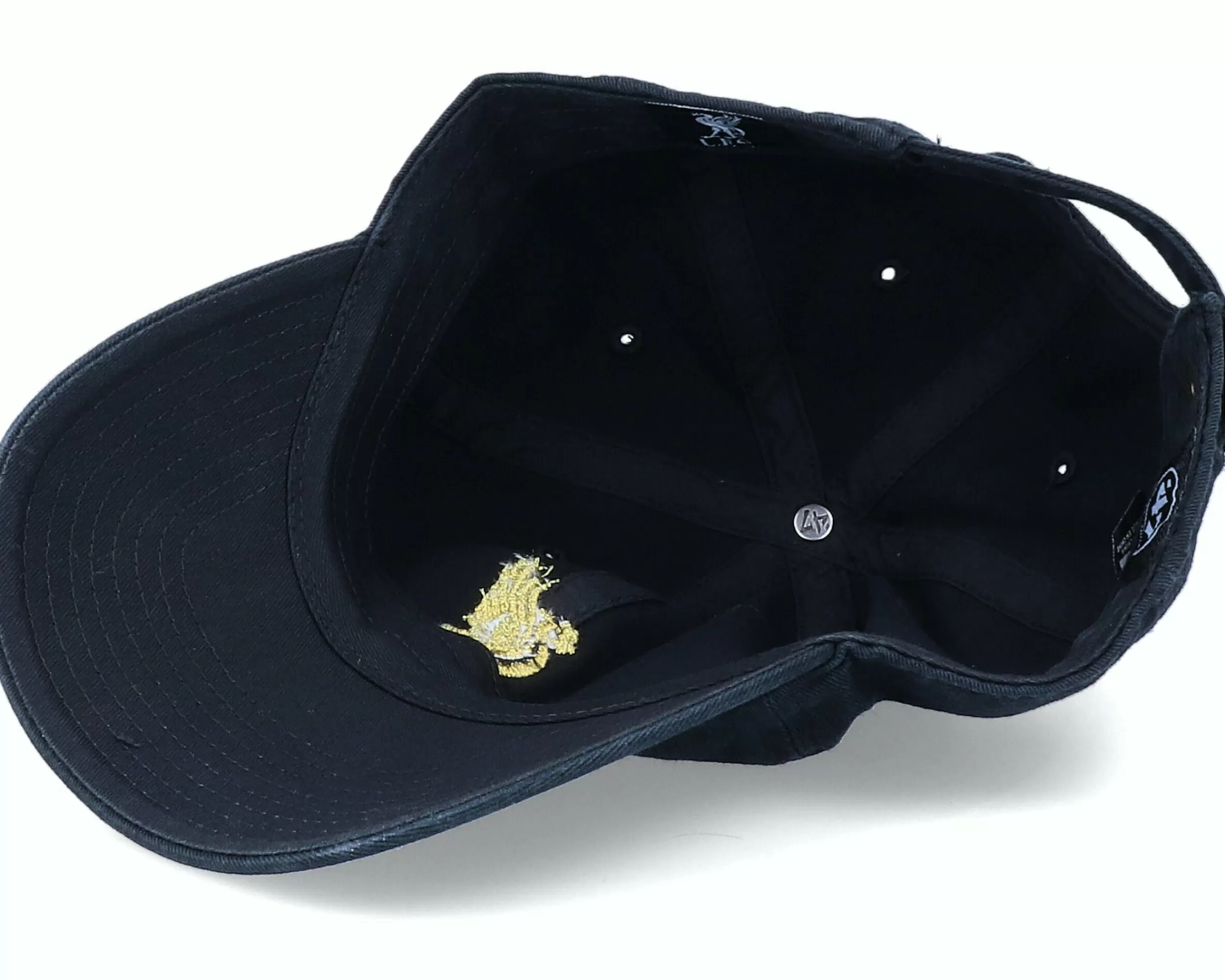 47 Brand Hatstore Exclusive Liverpool Fc Black/Gold Dad Cap - -Unisex Dad Cap
