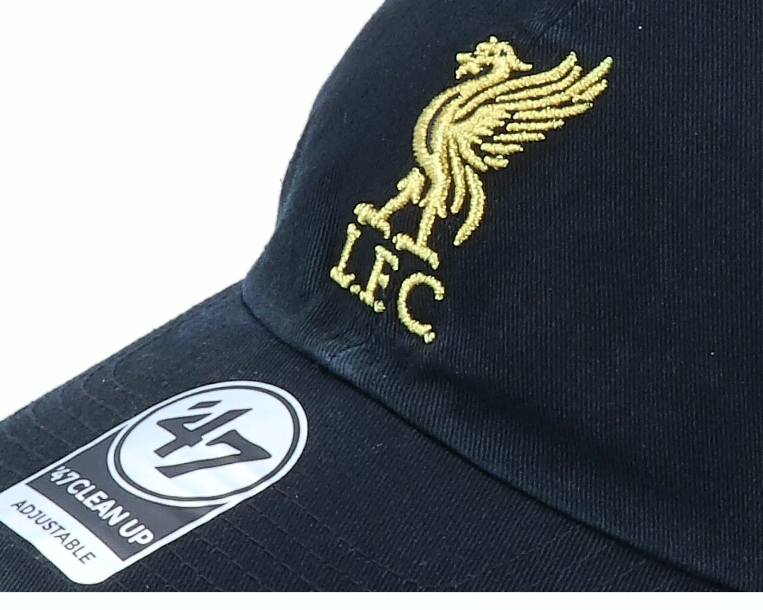 47 Brand Hatstore Exclusive Liverpool Fc Black/Gold Dad Cap - -Unisex Dad Cap