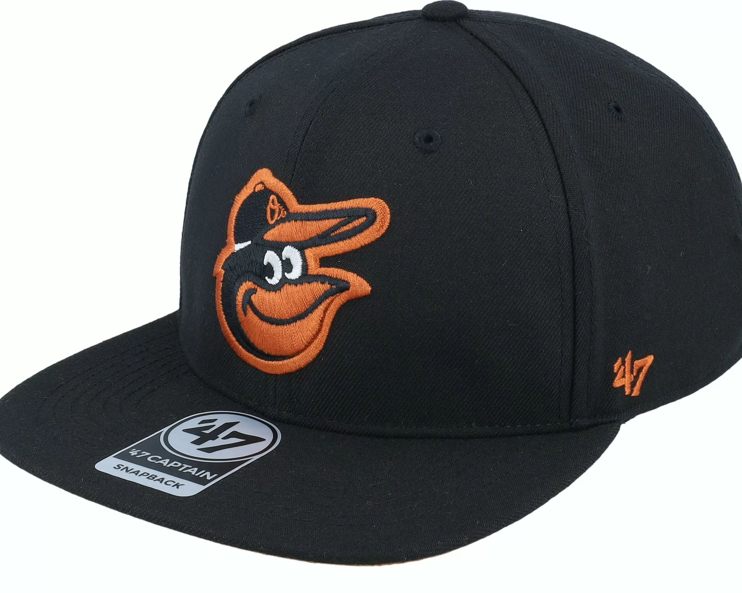 47 Brand Hatstore Exclusive X Baltimore Orioles Black Snapback - -Unisex Snapback