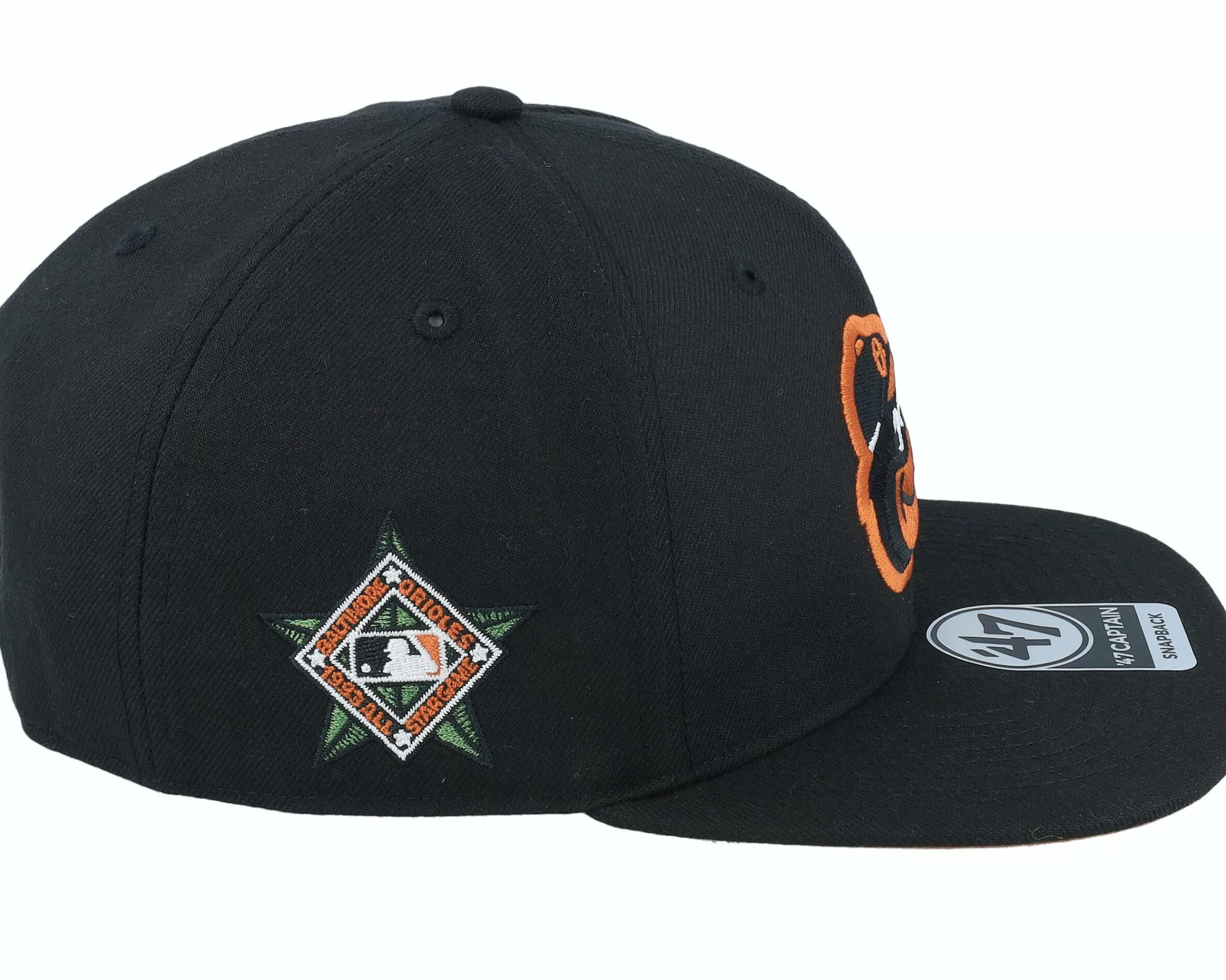 47 Brand Hatstore Exclusive X Baltimore Orioles Black Snapback - -Unisex Snapback