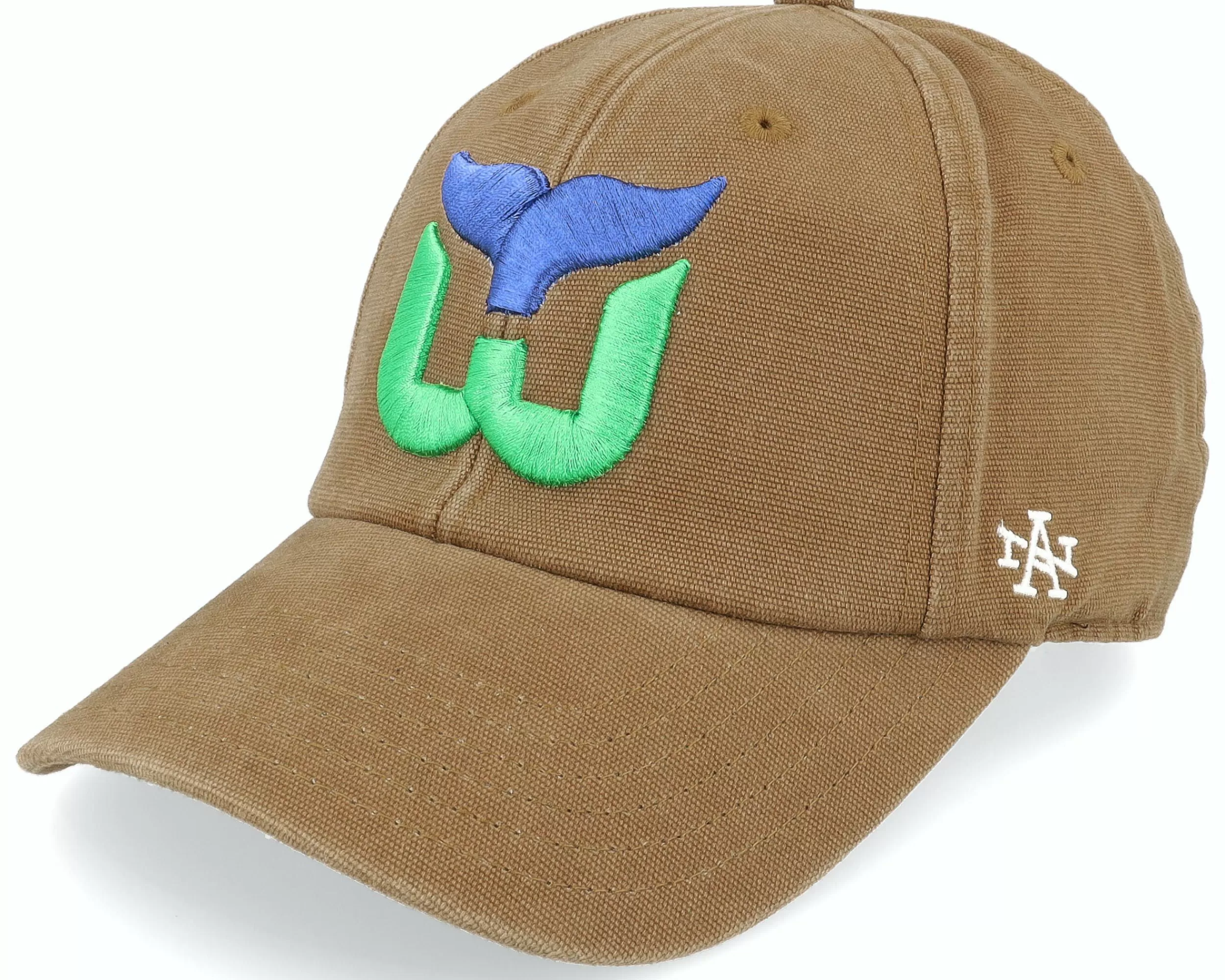 American Needle Hatstore Exclusive X Hartford Whalers Jasper Camel Dad Cap - -Unisex Dad Cap