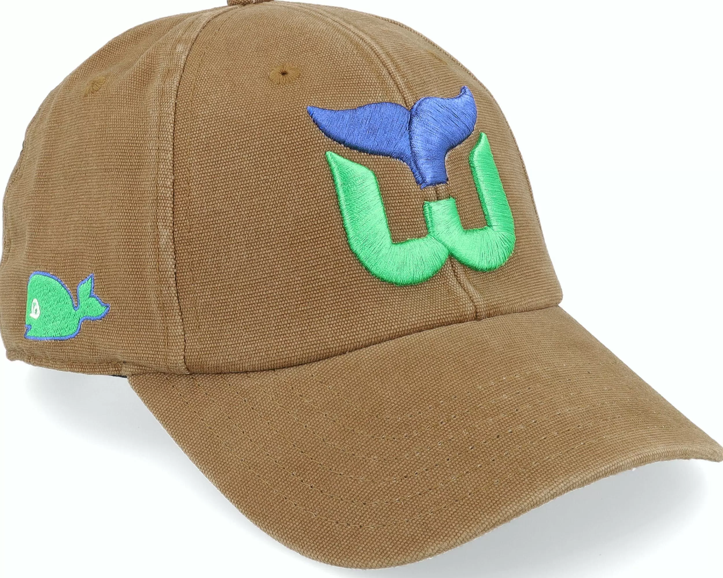 American Needle Hatstore Exclusive X Hartford Whalers Jasper Camel Dad Cap - -Unisex Dad Cap