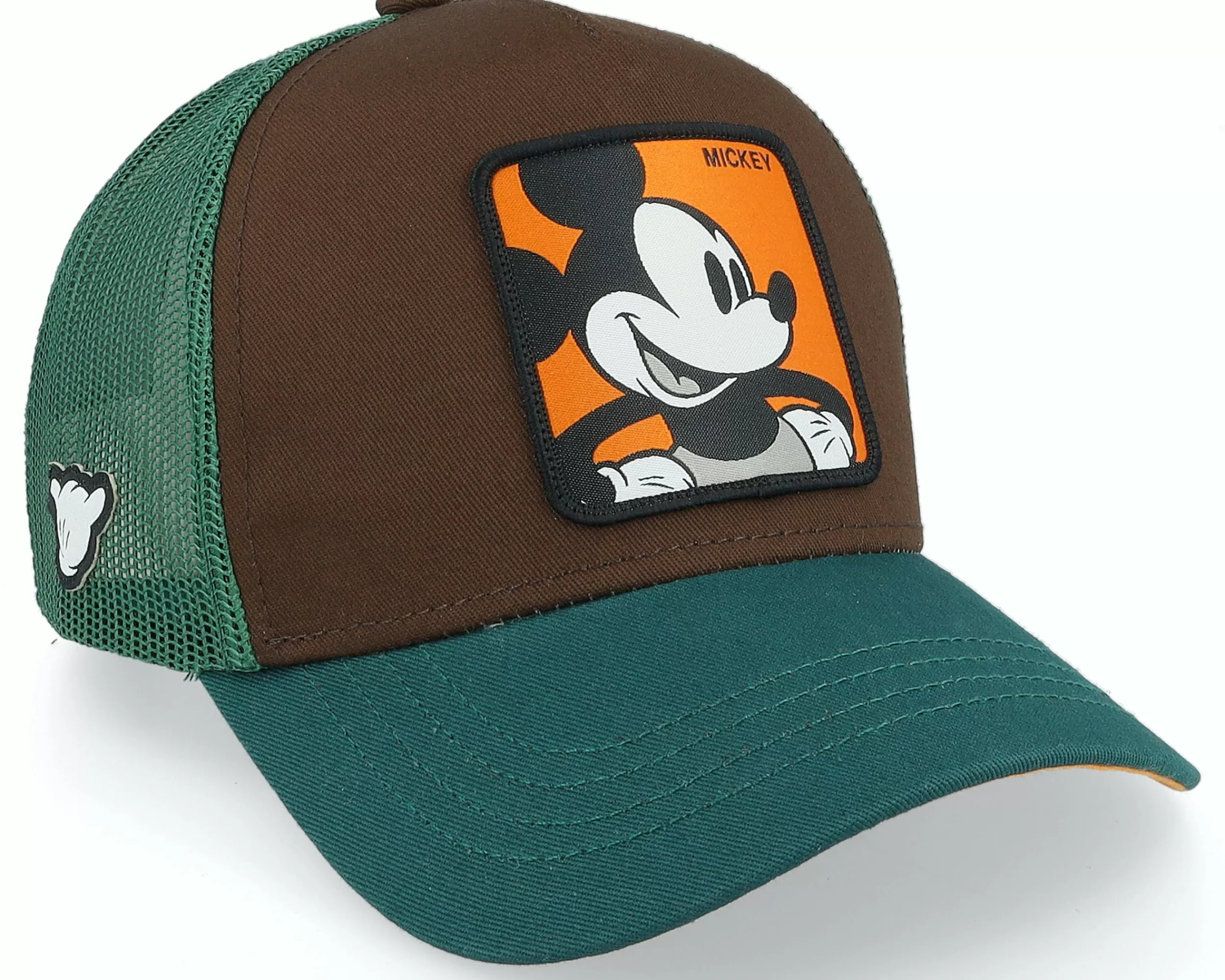 Capslab Hatstore Exclusive X Mickey Mouse Powerhouse Disney Brown/Dark Green Trucker - -Unisex Trucker