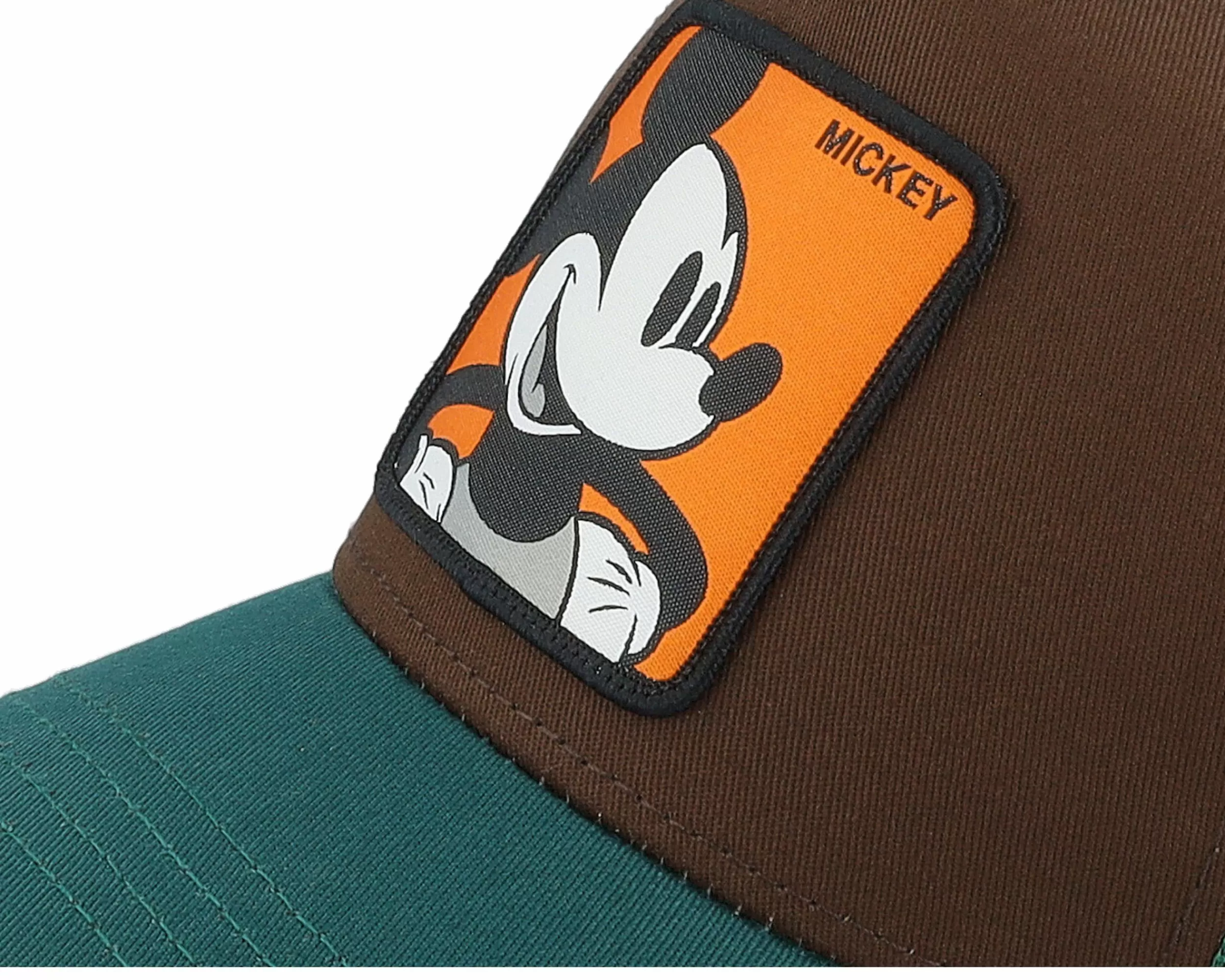 Capslab Hatstore Exclusive X Mickey Mouse Powerhouse Disney Brown/Dark Green Trucker - -Unisex Trucker