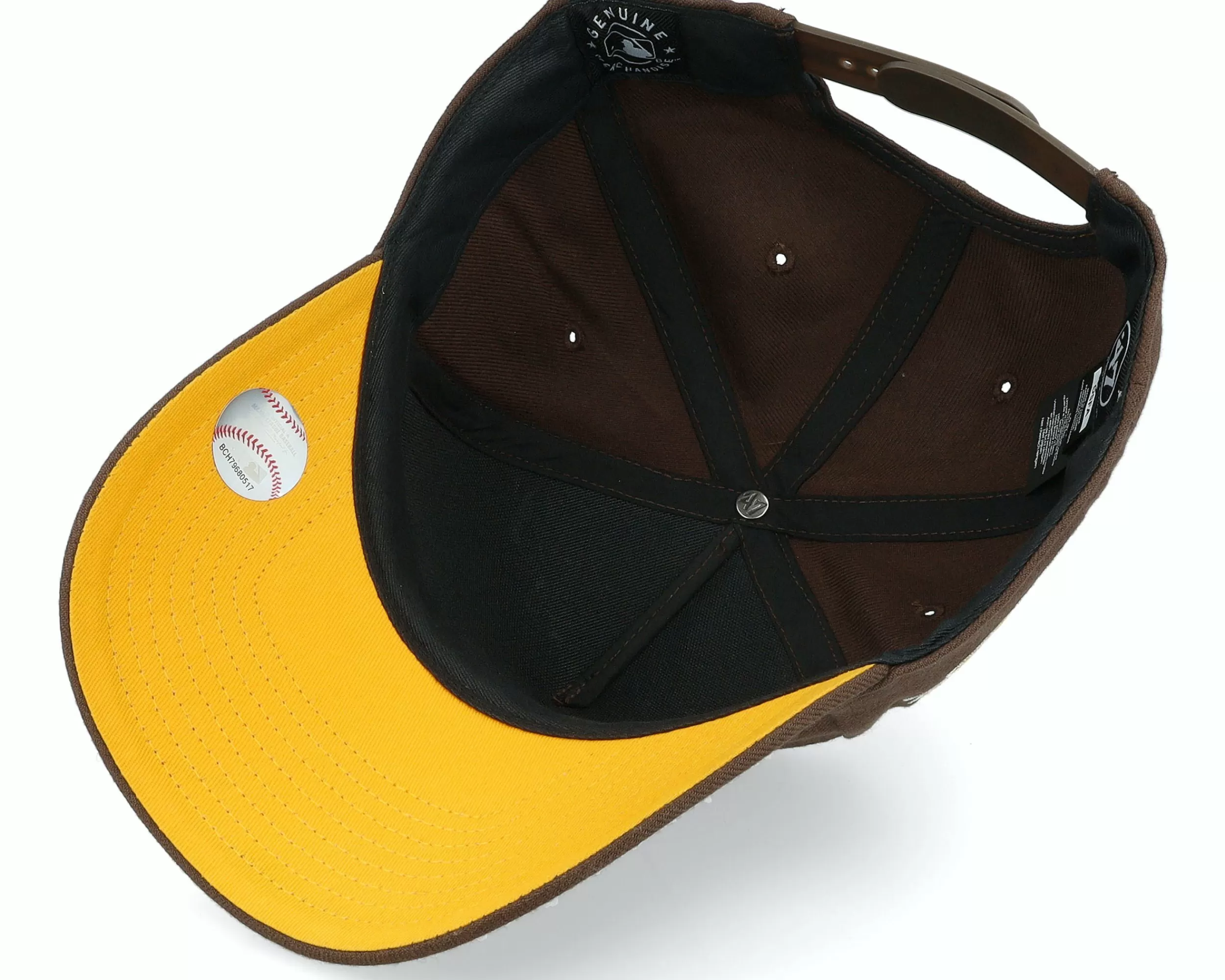 47 Brand Hatstore Exclusive X Milwaukee Brewers Asg Brown A-Frame Adjustable - -Unisex Adjustable