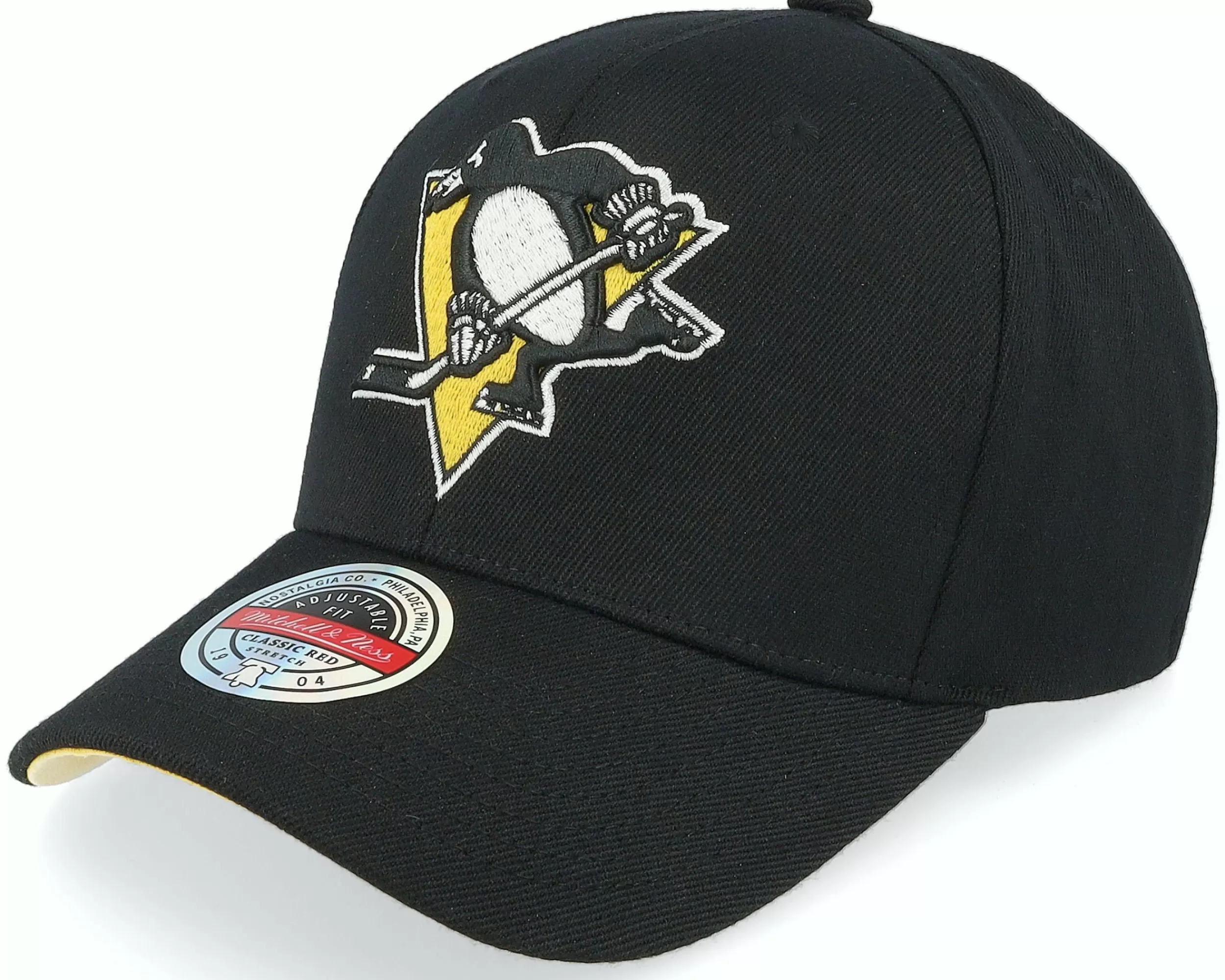 Mitchell & Ness Hatstore Exclusive X Pittsburgh Penguins Winter Classic 2011 Patch Black Adjustable - -Unisex Adjustable