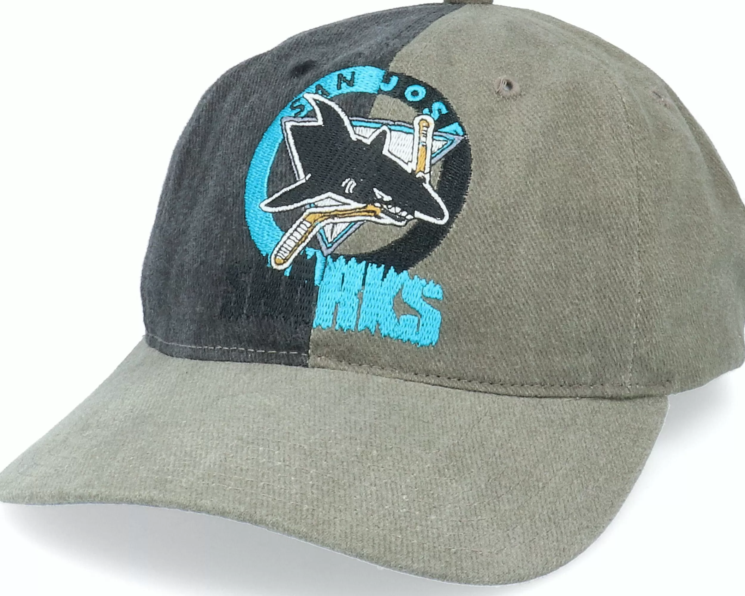 Twins Enterprise Hatstore Exclusive X San Jose Sharks Panel Shades Nhl Vintage - -Unisex Dad Cap