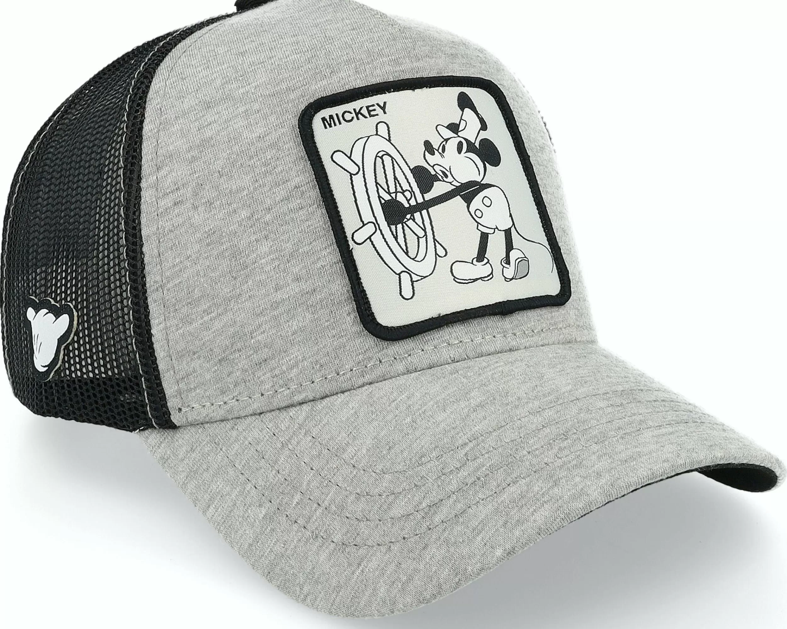 Capslab Hatstore Exclusive X Steamboat Willie Disney Mickey Mouse Grey/Black Trucker - -Unisex Trucker