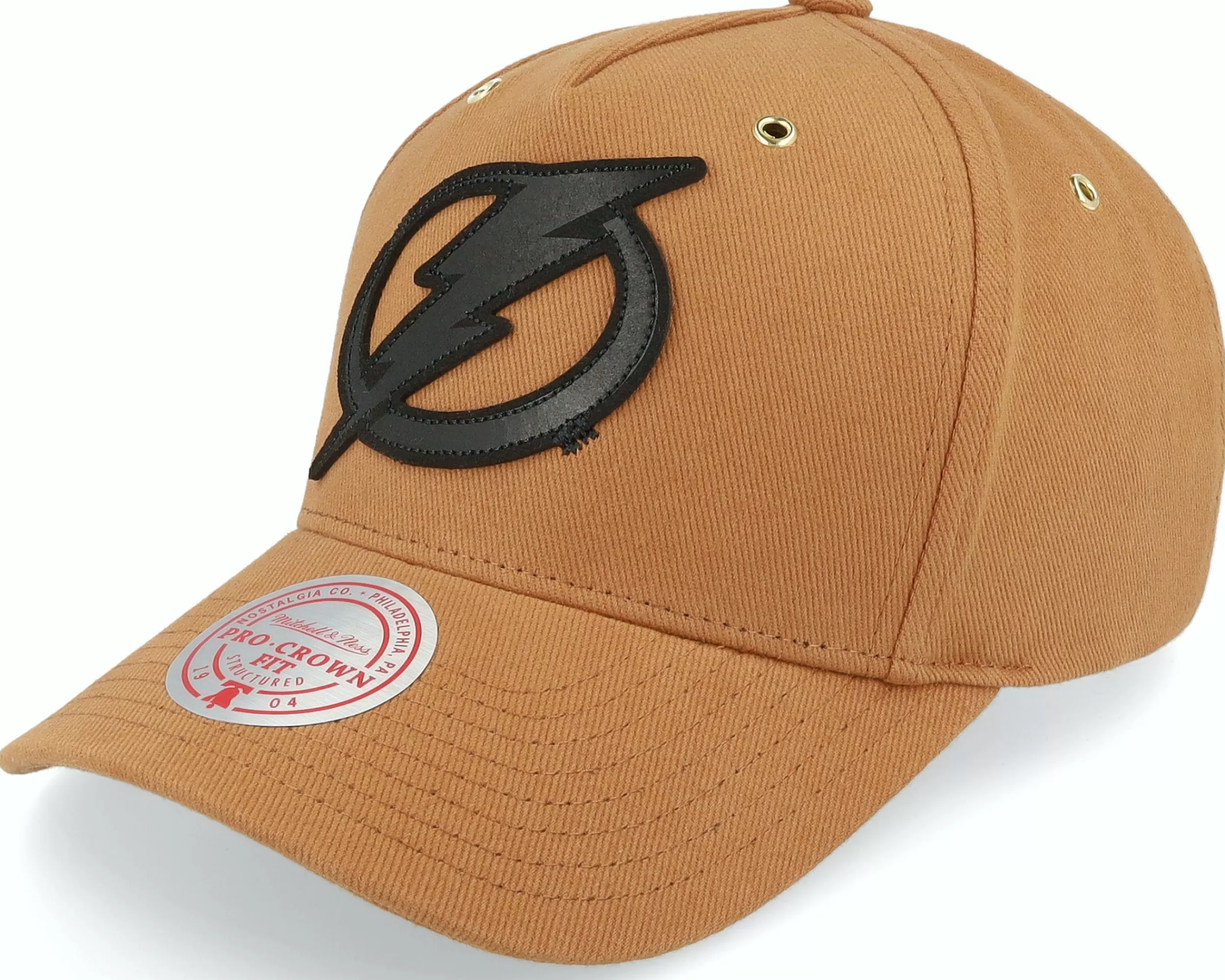 Mitchell & Ness Hatstore Exclusive X Tampa Bay Lightning Trek Nhl Brown Adjustable - -Unisex Adjustable