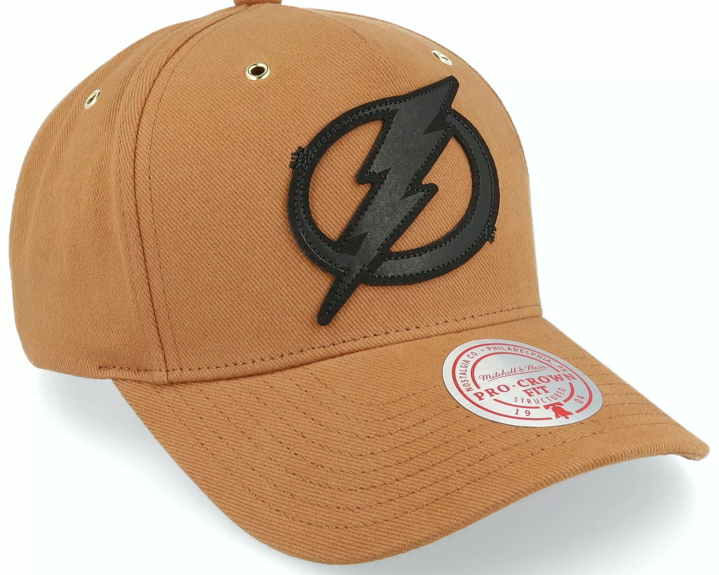 Mitchell & Ness Hatstore Exclusive X Tampa Bay Lightning Trek Nhl Brown Adjustable - -Unisex Adjustable