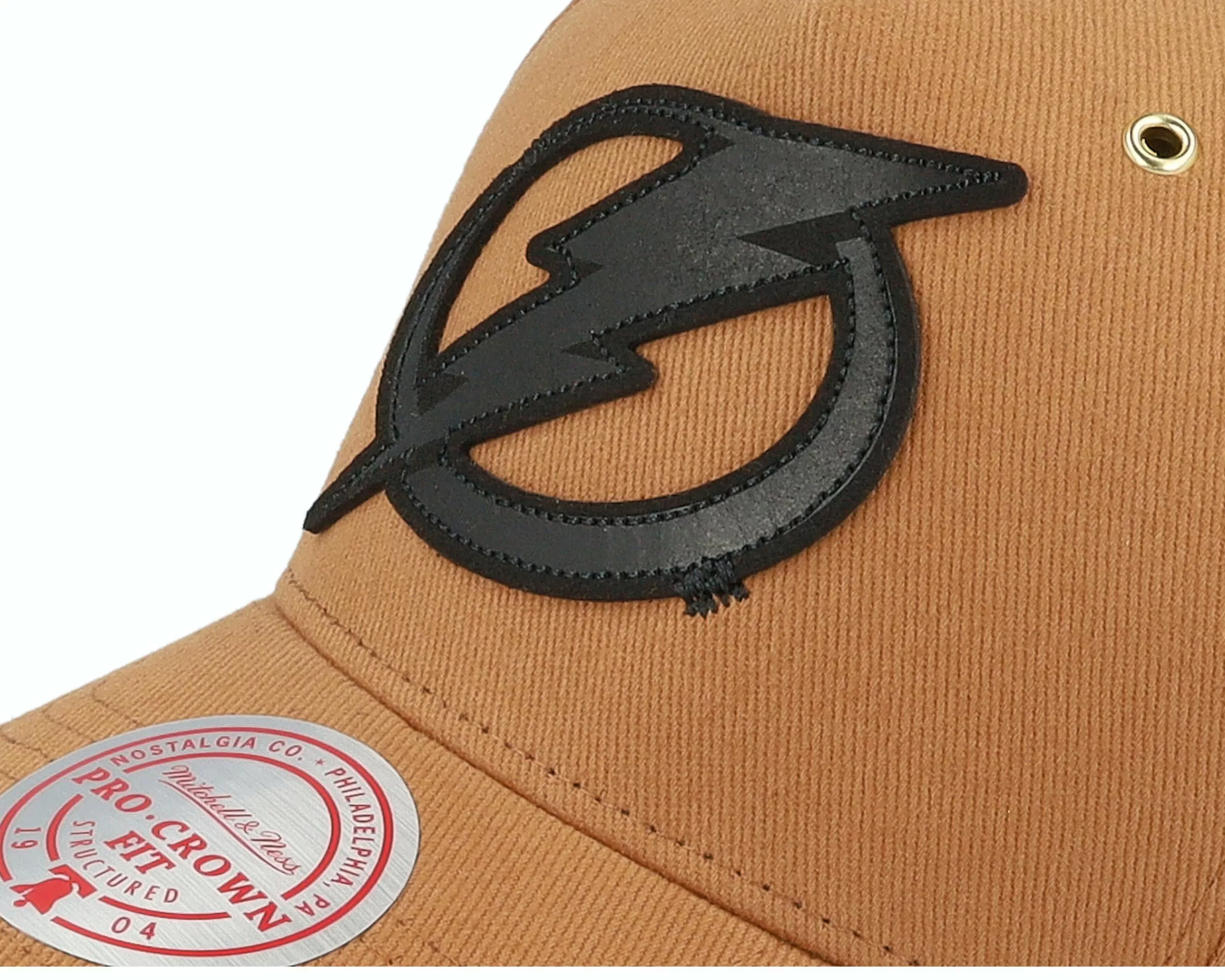 Mitchell & Ness Hatstore Exclusive X Tampa Bay Lightning Trek Nhl Brown Adjustable - -Unisex Adjustable