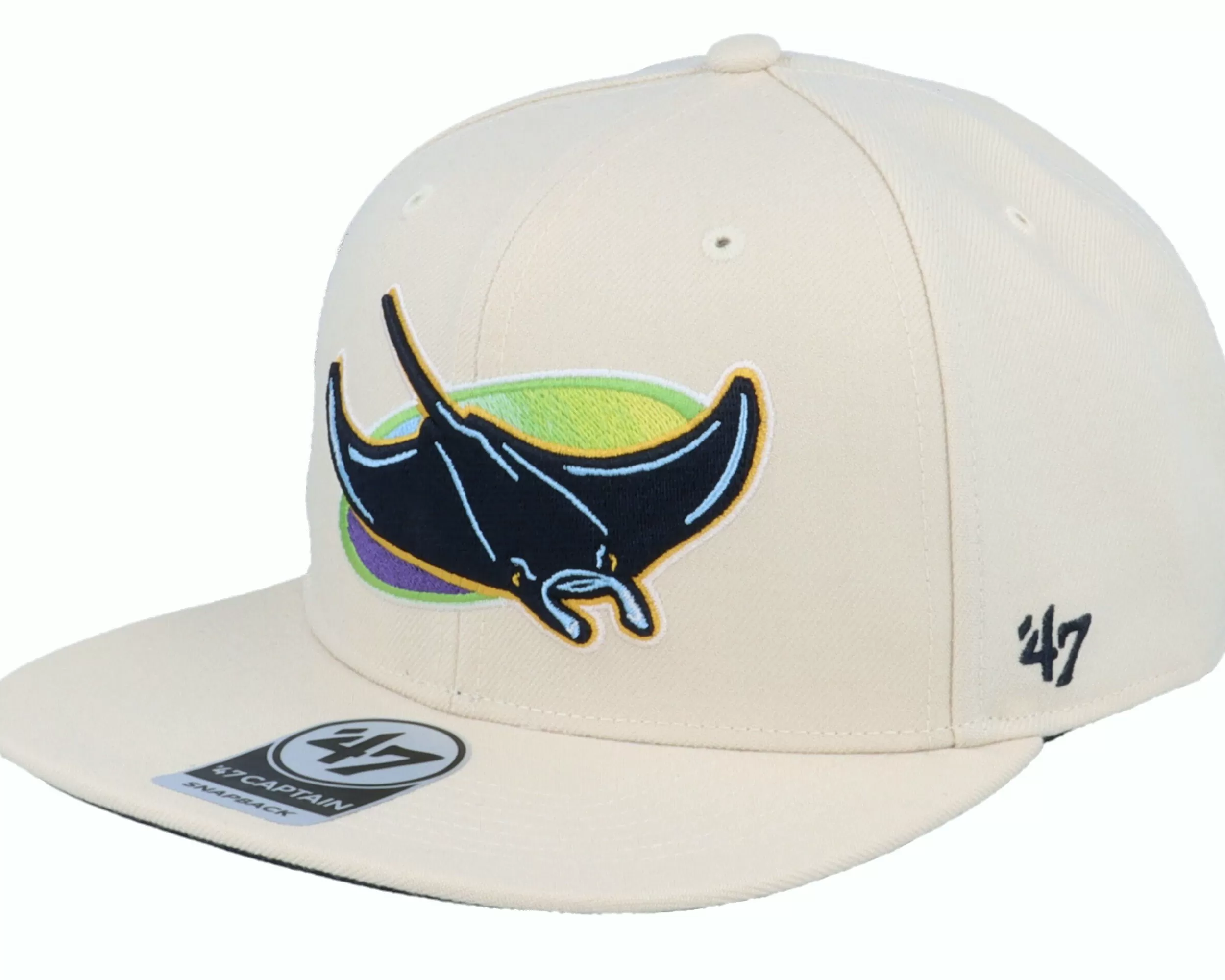 47 Brand Hatstore Exclusive X Tampa Bay Rays Inaugural Season 98 Natural Snapback - -Unisex Snapback