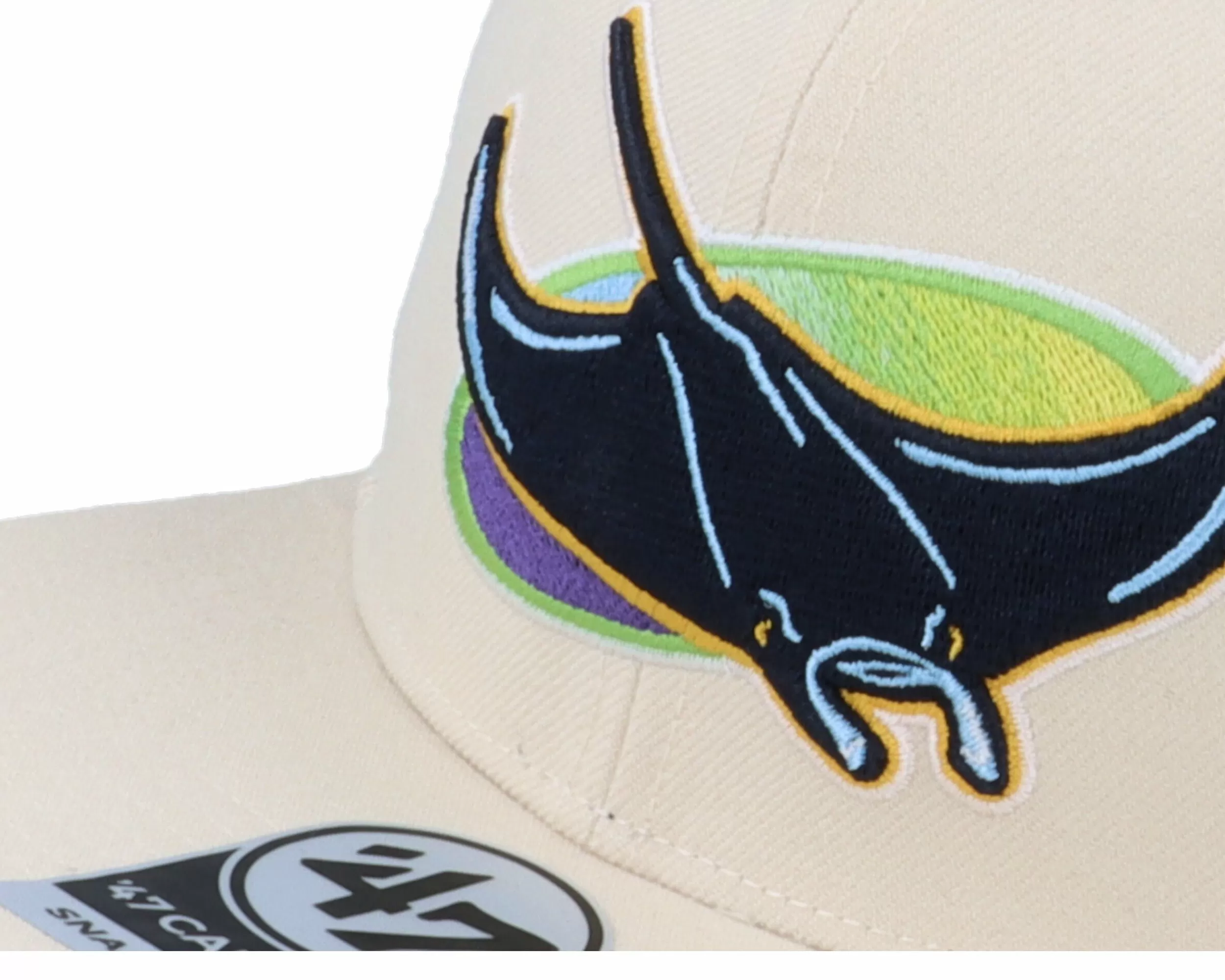 47 Brand Hatstore Exclusive X Tampa Bay Rays Inaugural Season 98 Natural Snapback - -Unisex Snapback