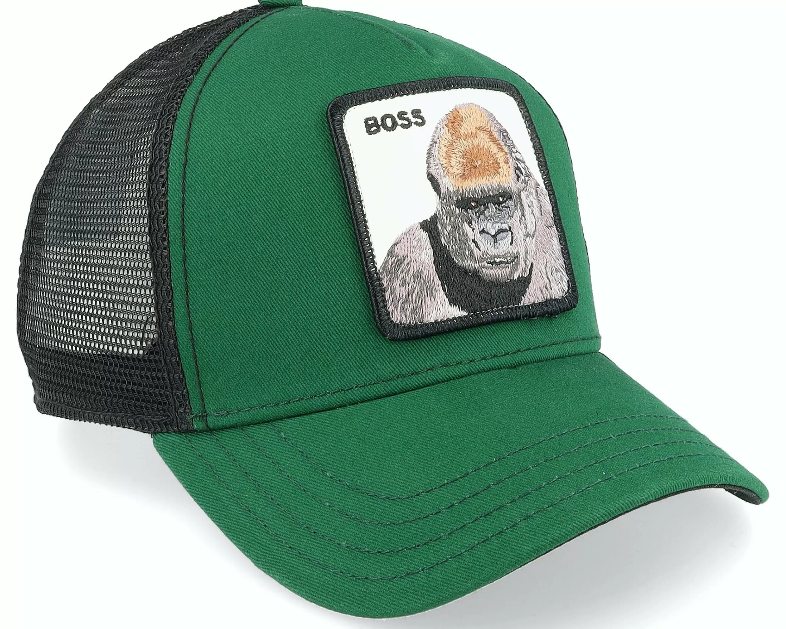 Goorin Bros. Hatstore Exclusive X The Boss Dark Green/Black Trucker - -Unisex Trucker